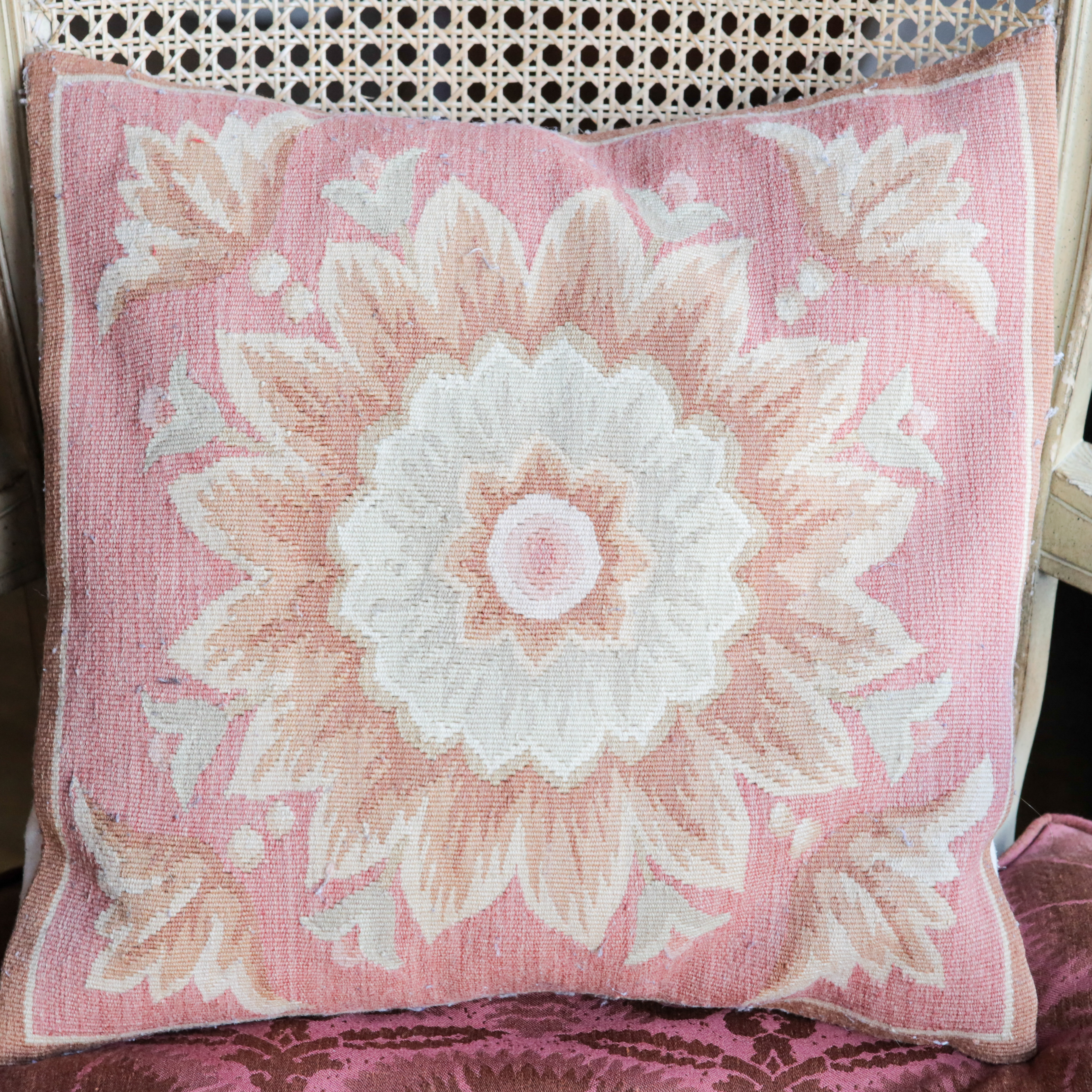 Louis XV Style Caned Armchair