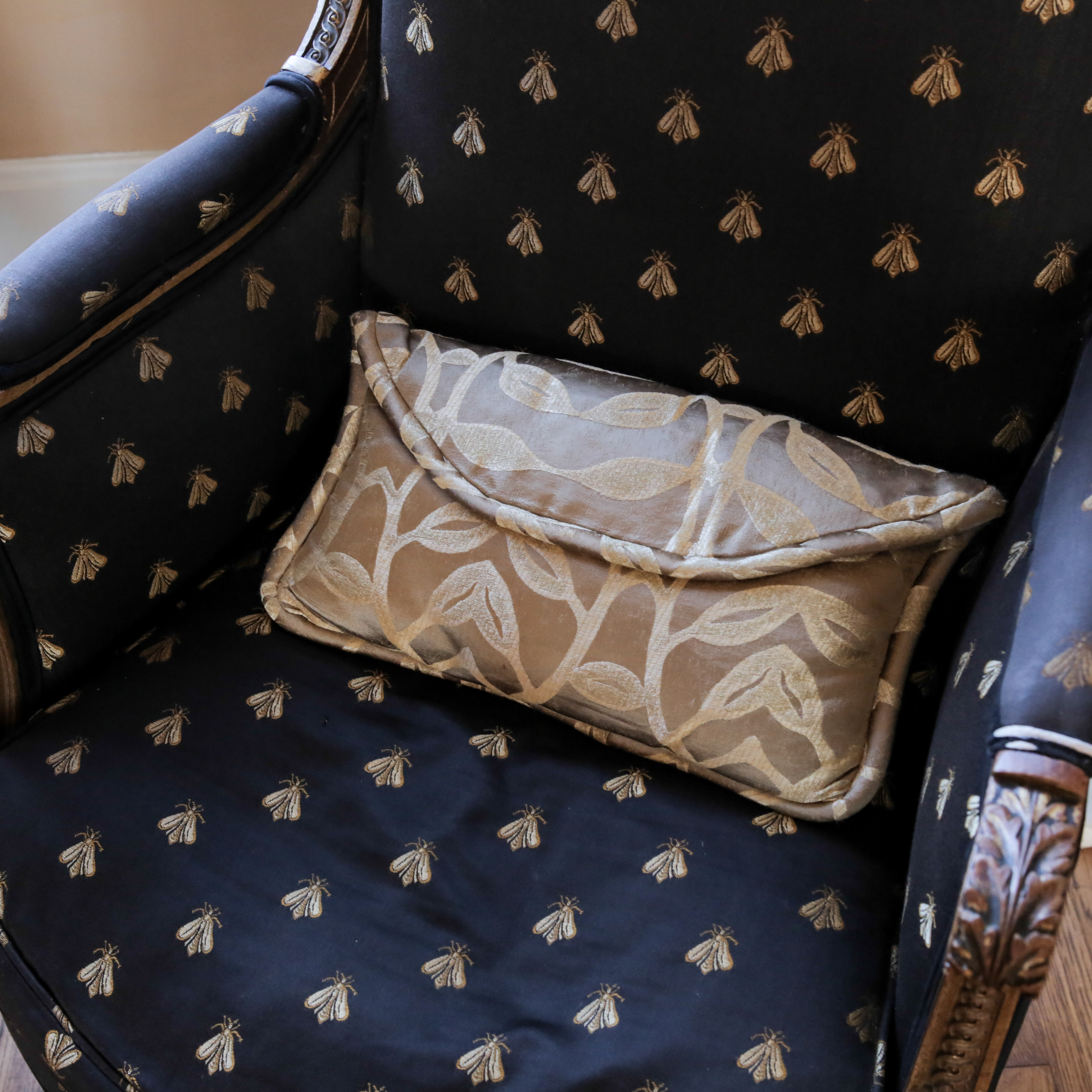 Louis XVI Style Giltwood Bergères