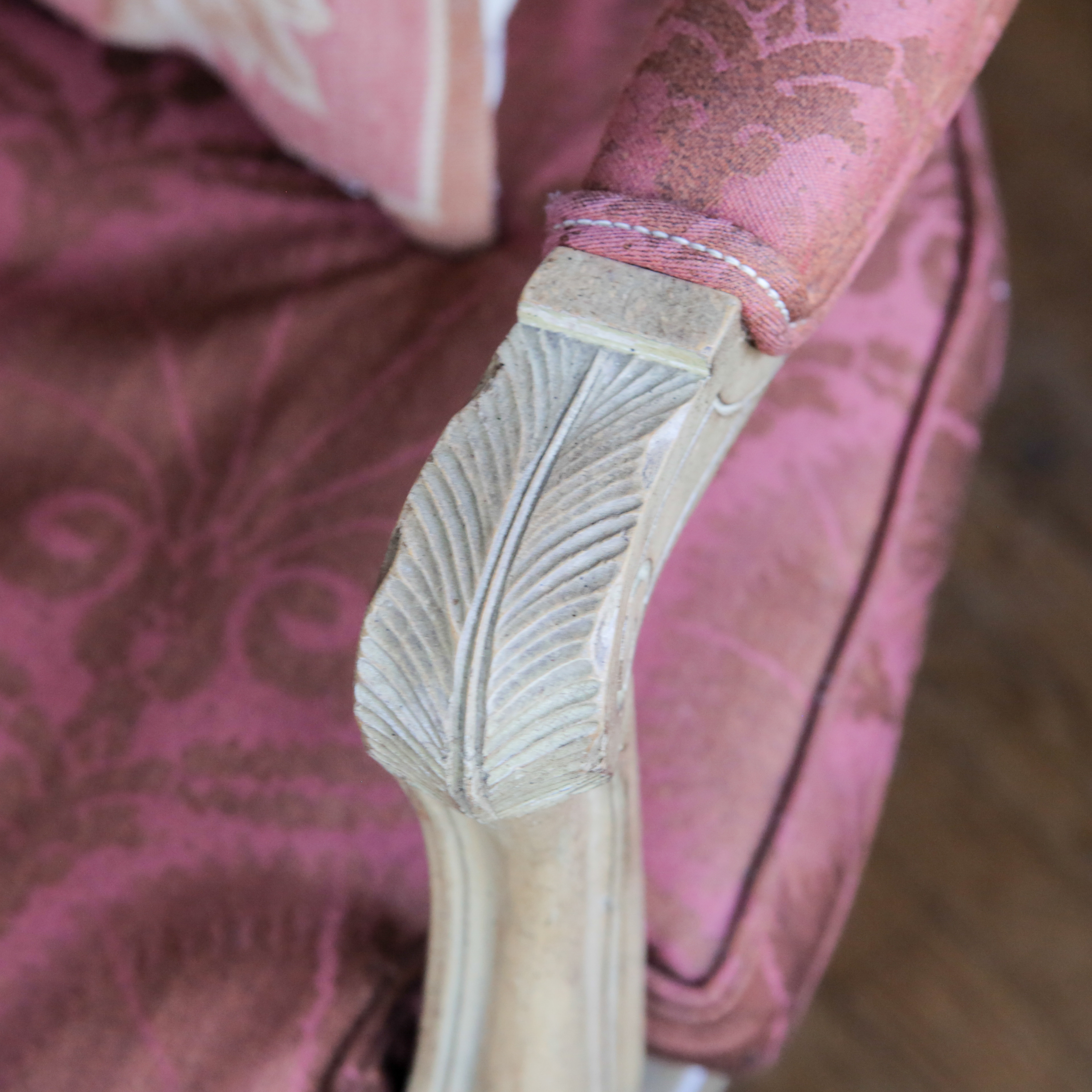 Louis XV Style Caned Armchair