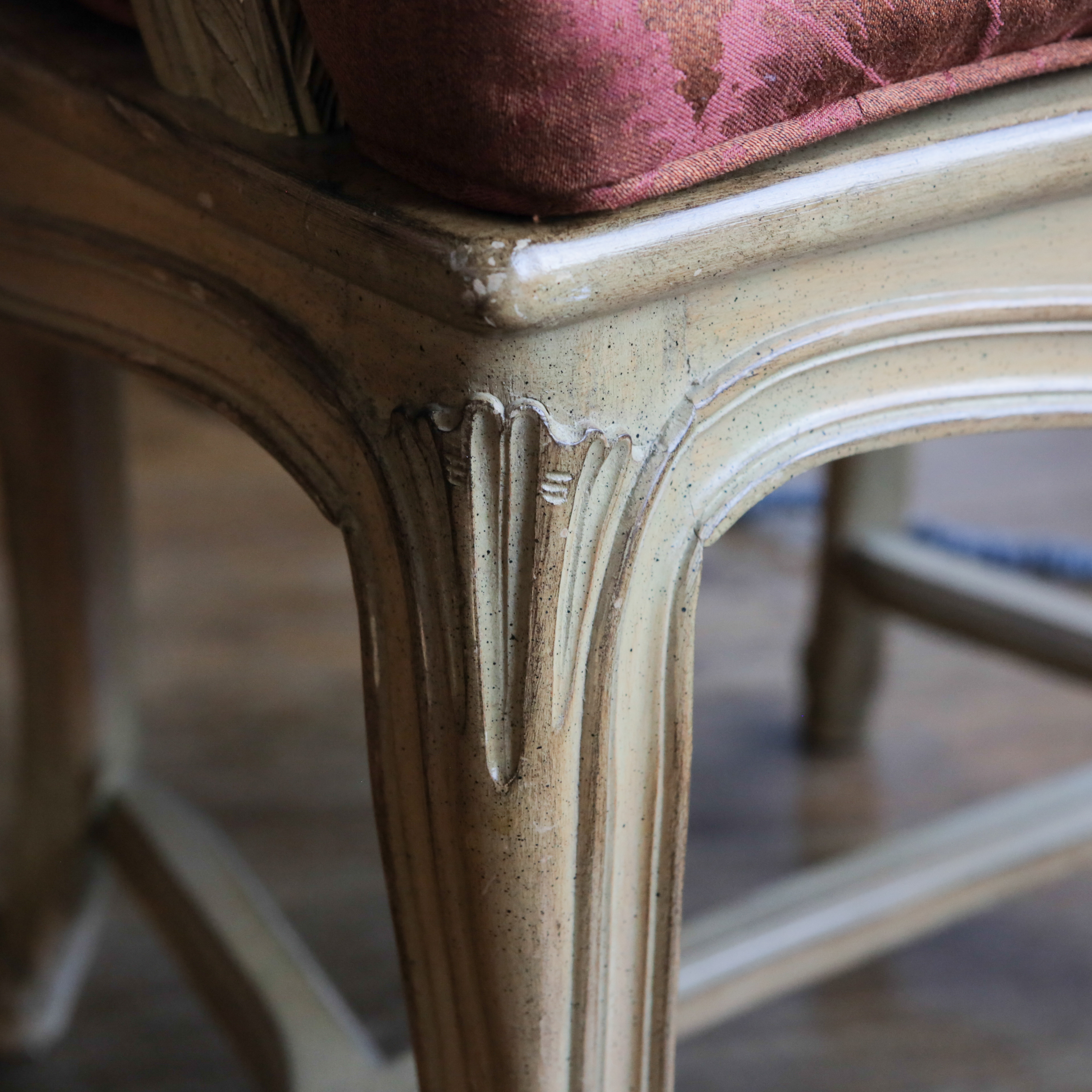 Louis XV Style Caned Armchair