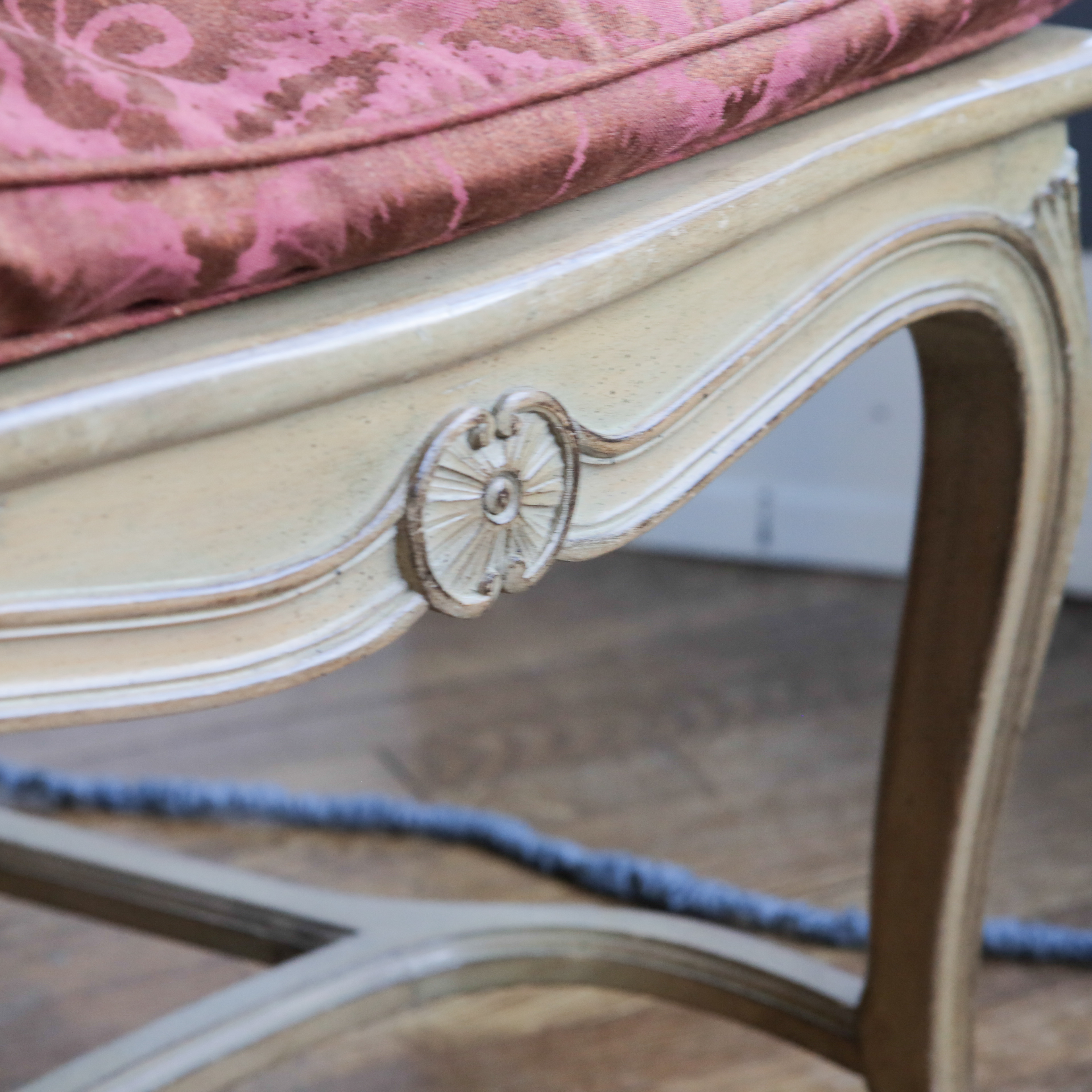 Louis XV Style Caned Armchair