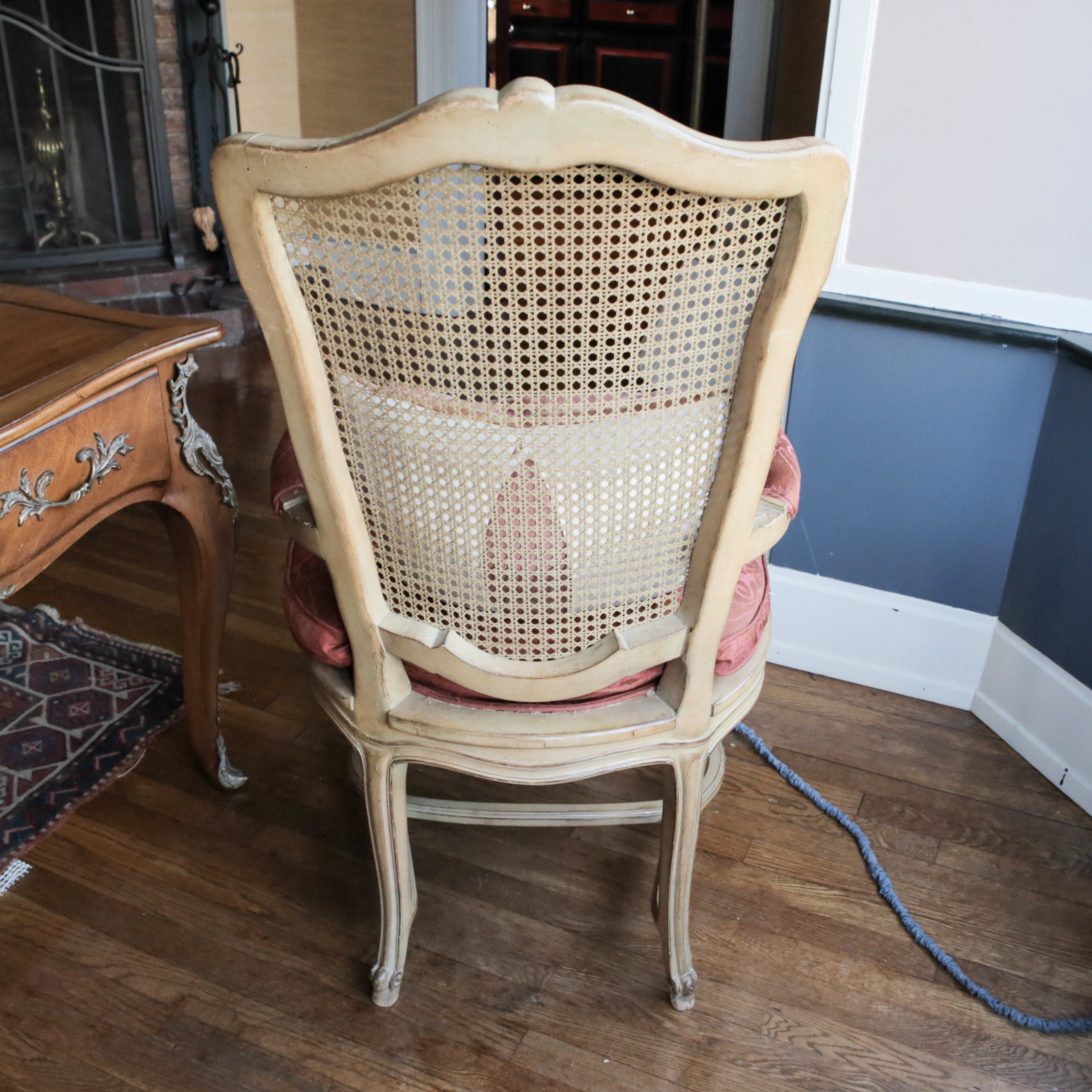 Louis XV Style Caned Armchair