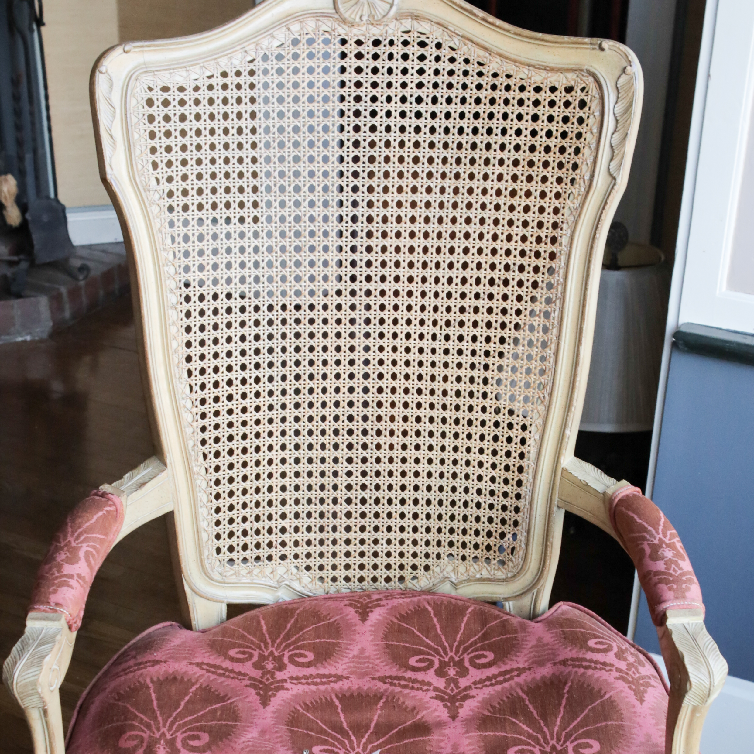 Louis XV Style Caned Armchair
