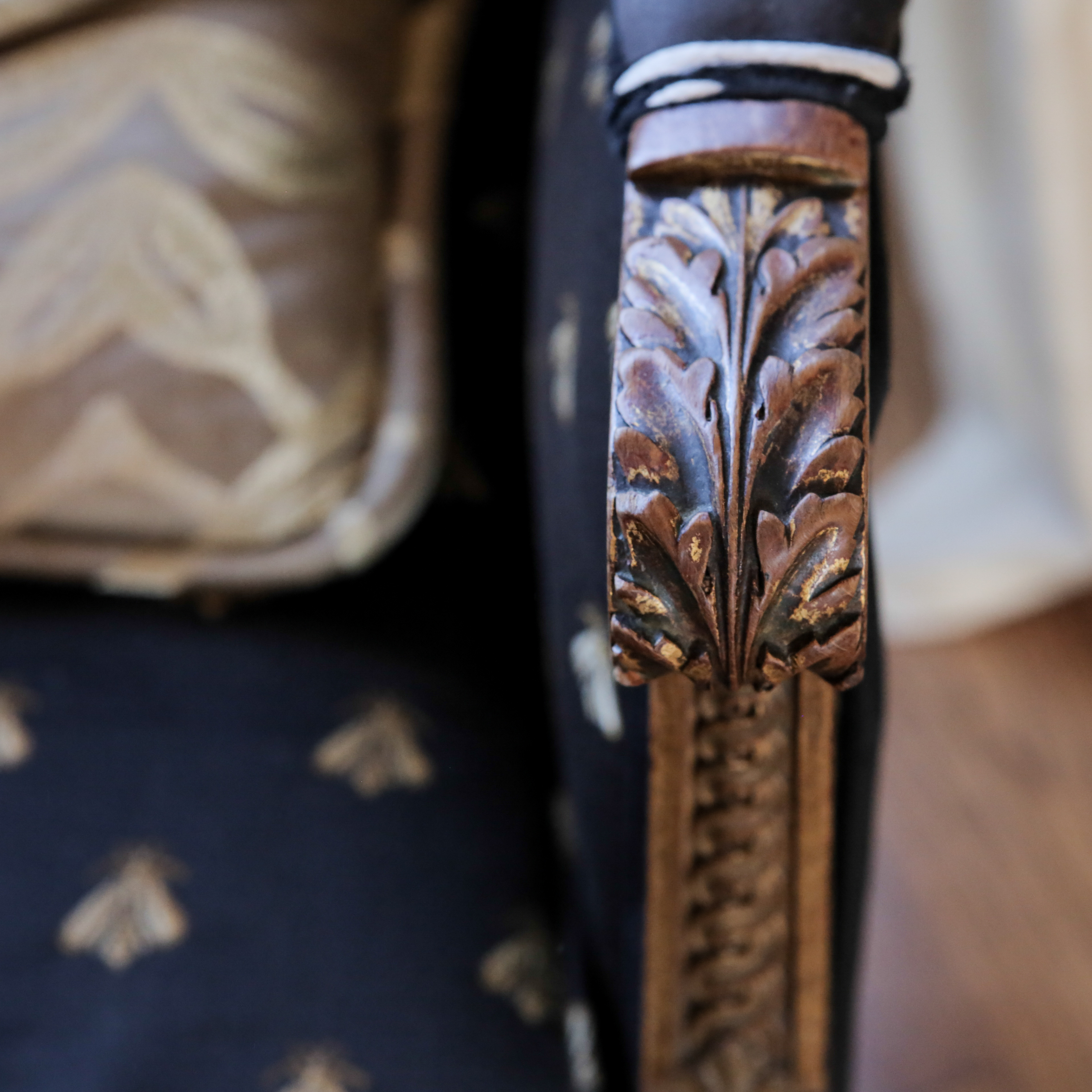 Louis XVI Style Giltwood Bergères