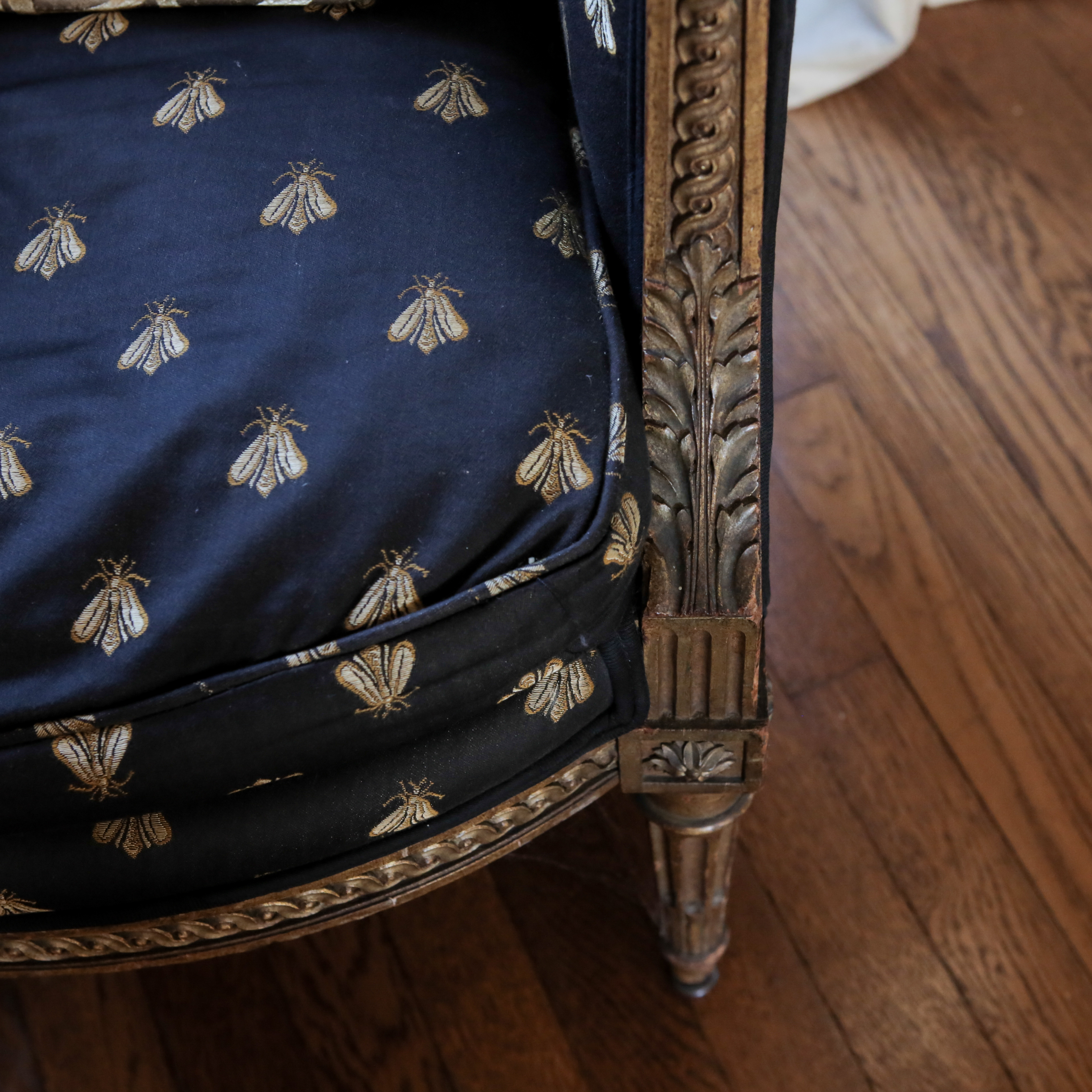 Louis XVI Style Giltwood Bergères