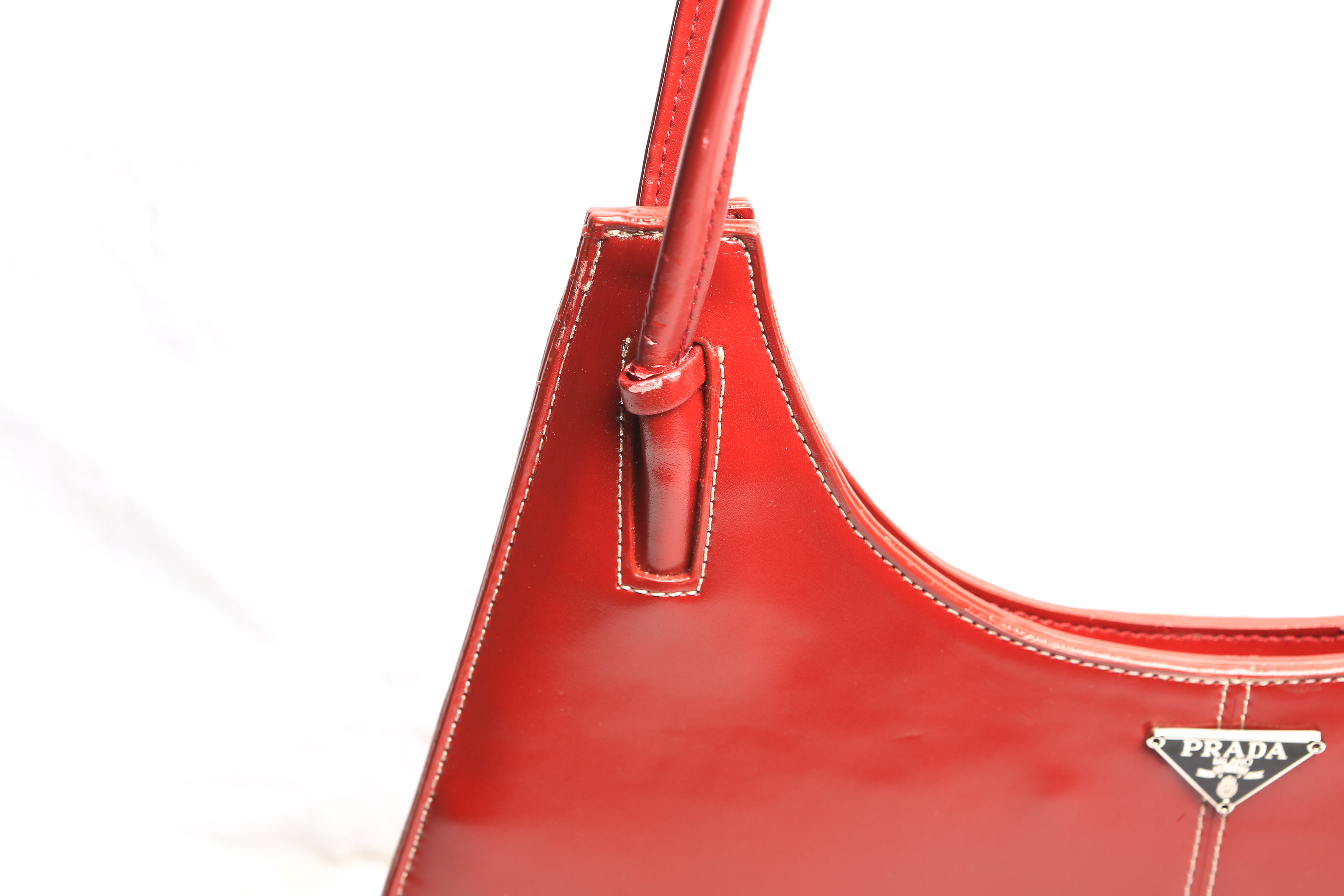 Prada Red Leather Purse