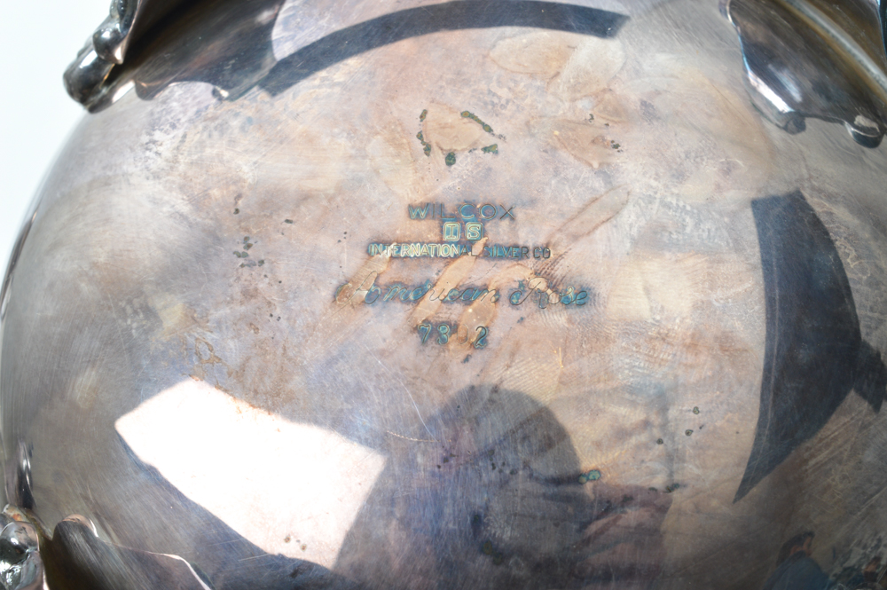 Wilcox International Silver Company Silver Plate Tea Service