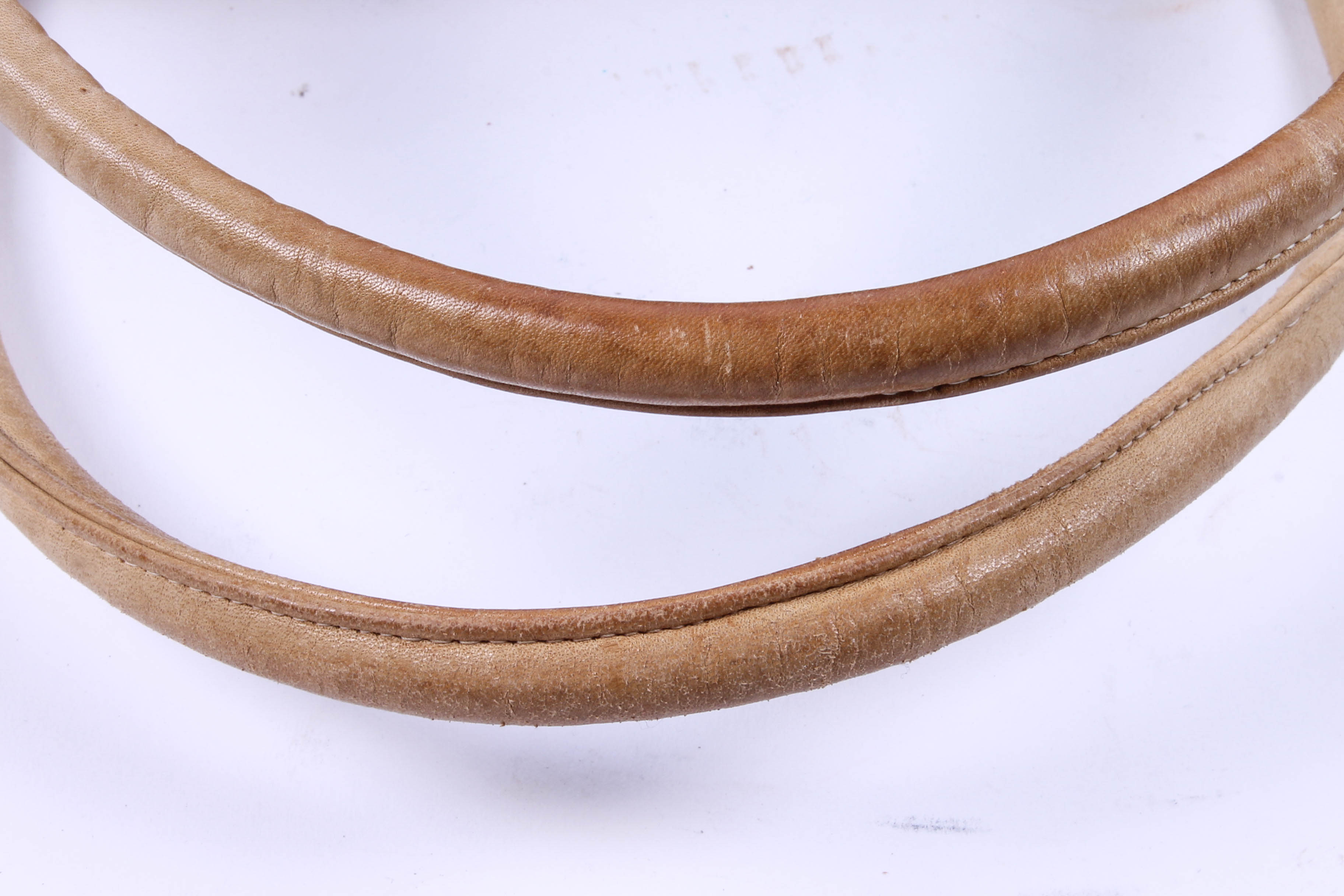 Five Vintage Hand-Tooled Leather Handbags