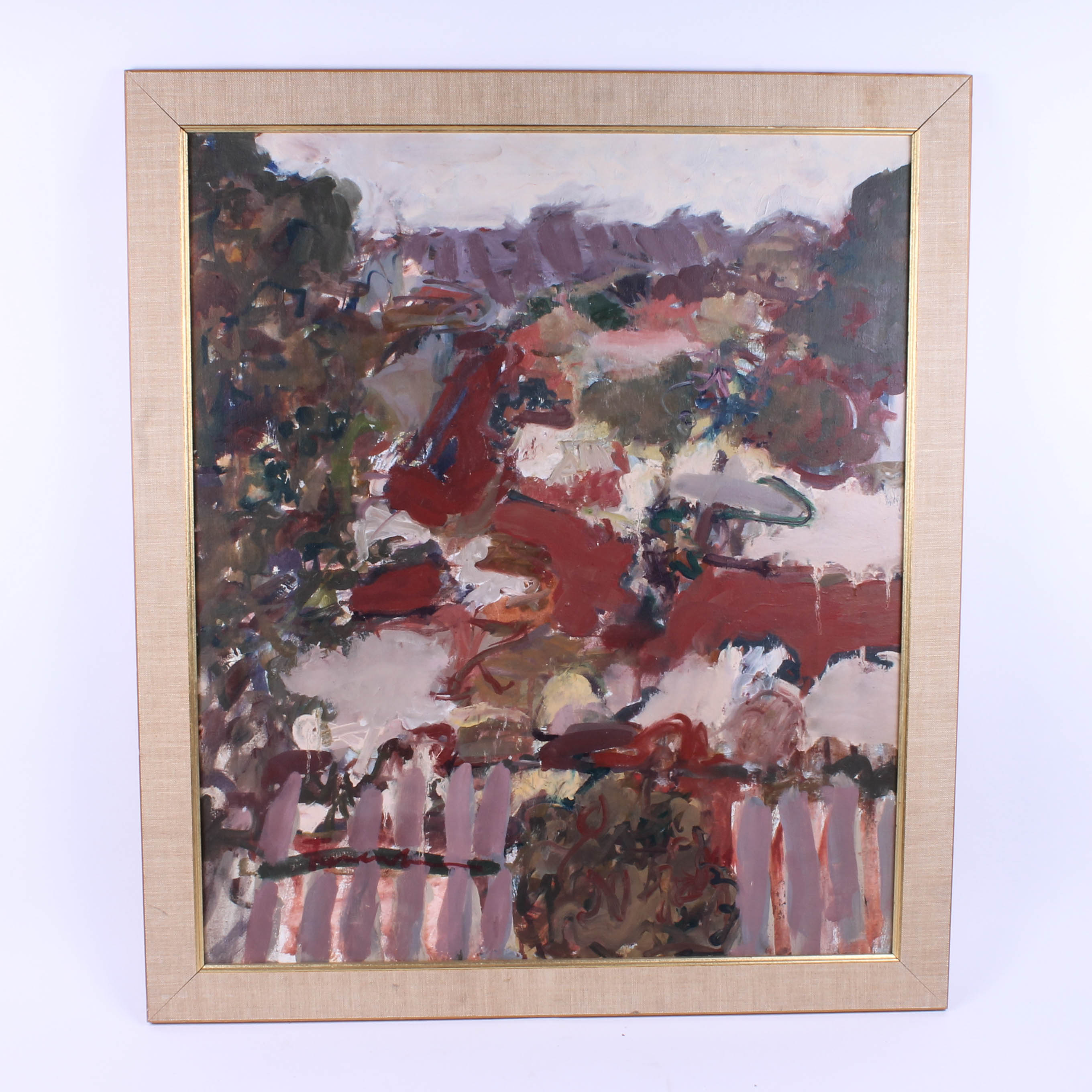 Original Abstract Landscape Oil Painting on Canvas