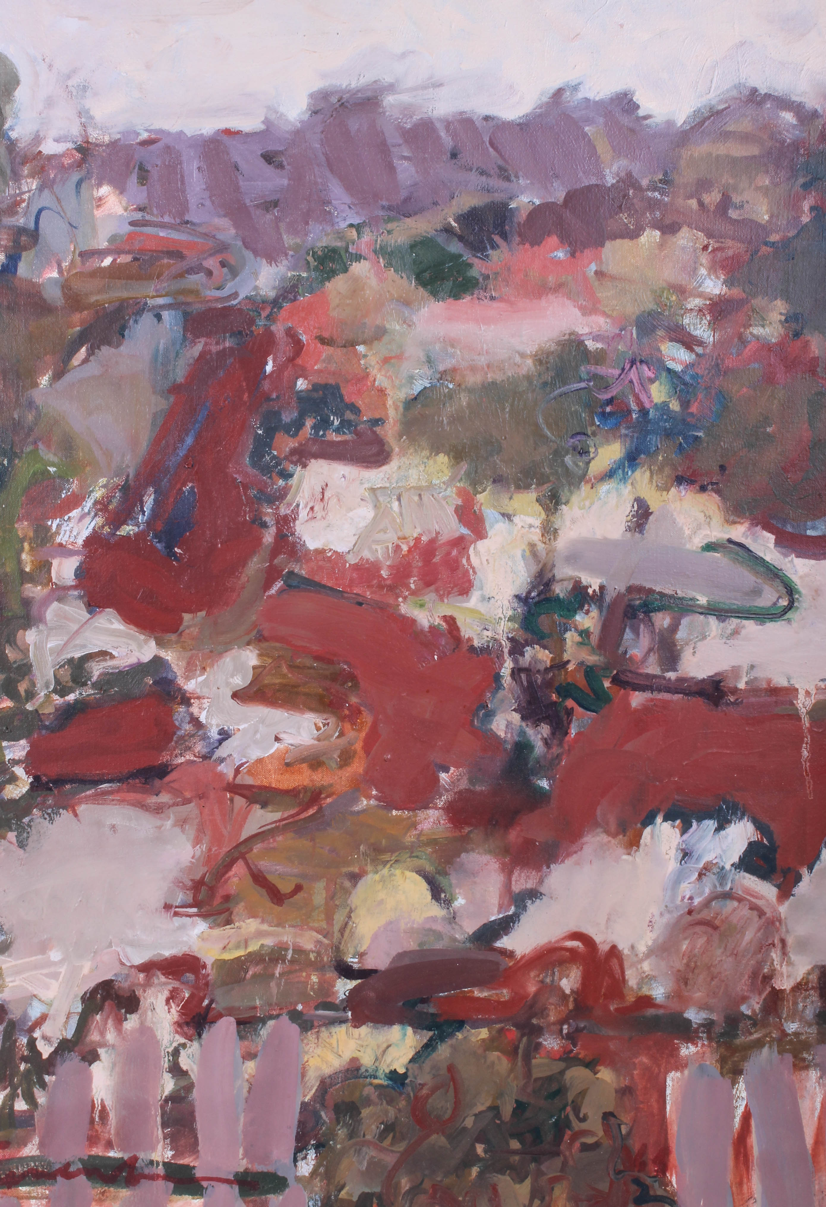 Original Abstract Landscape Oil Painting on Canvas