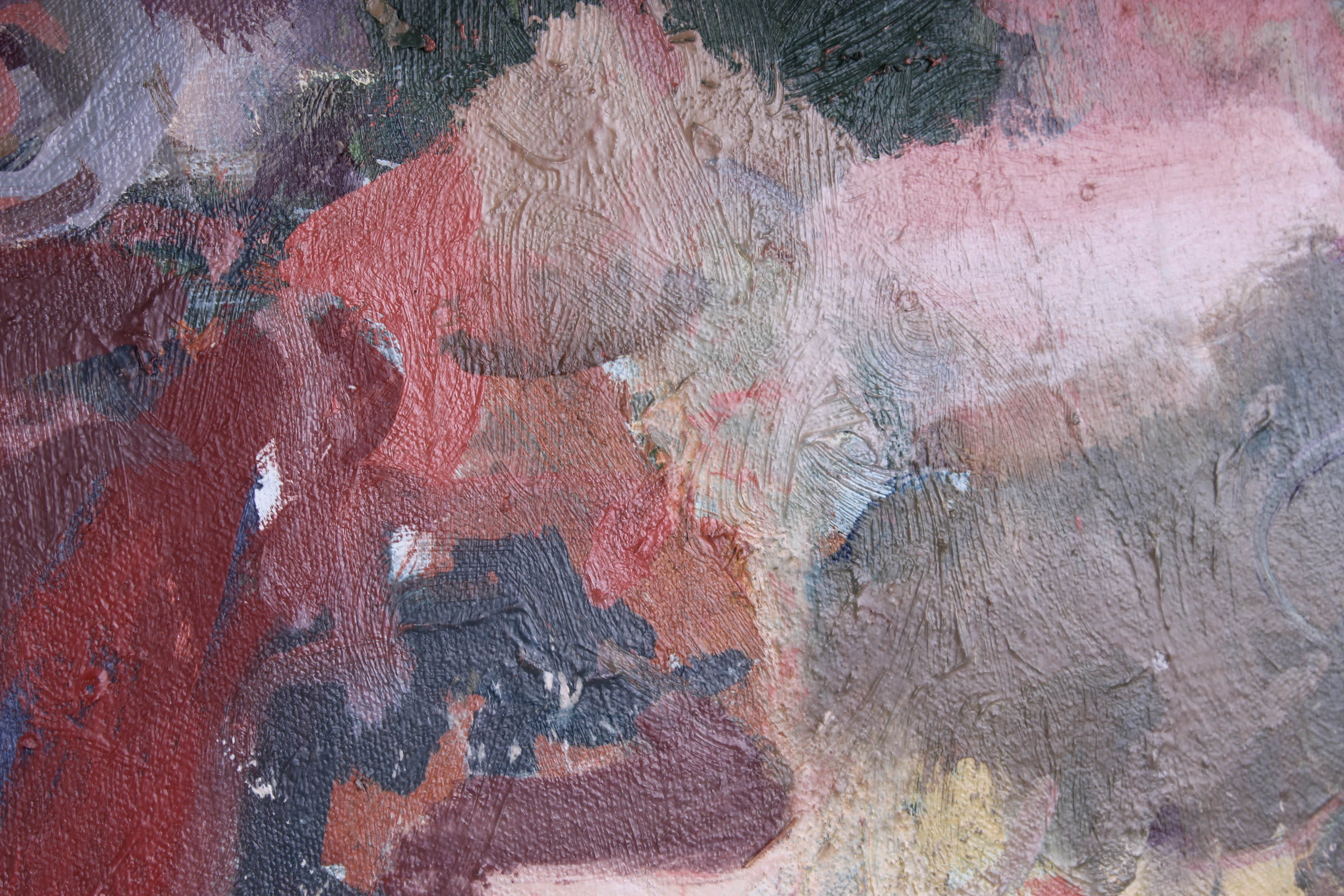 Original Abstract Landscape Oil Painting on Canvas