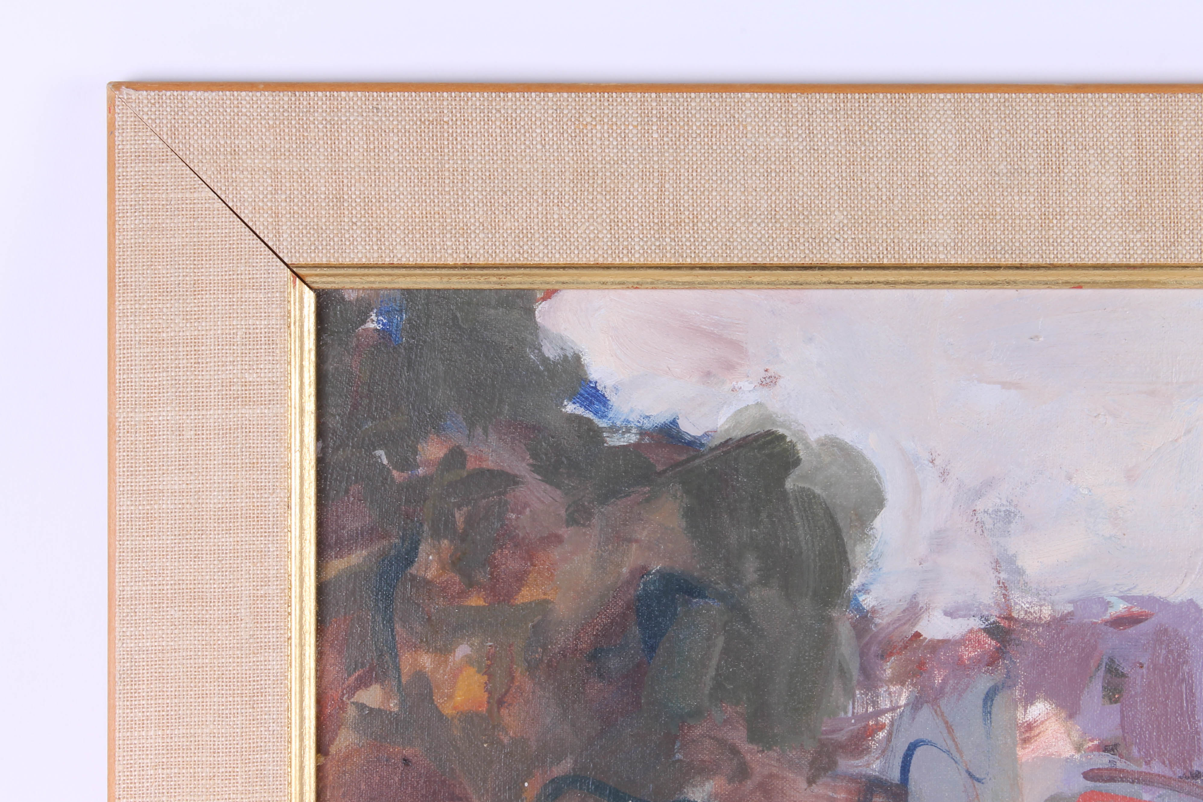 Original Abstract Landscape Oil Painting on Canvas