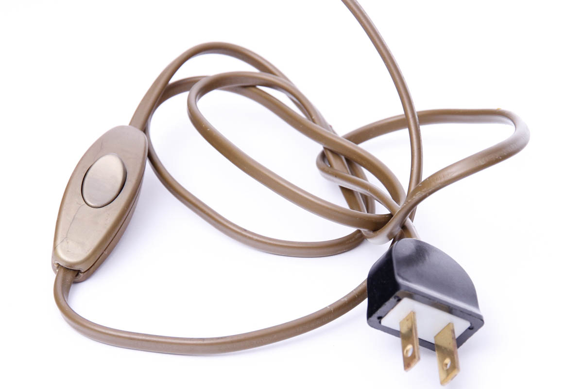 Vintage Desk Lamp with Glass Shade