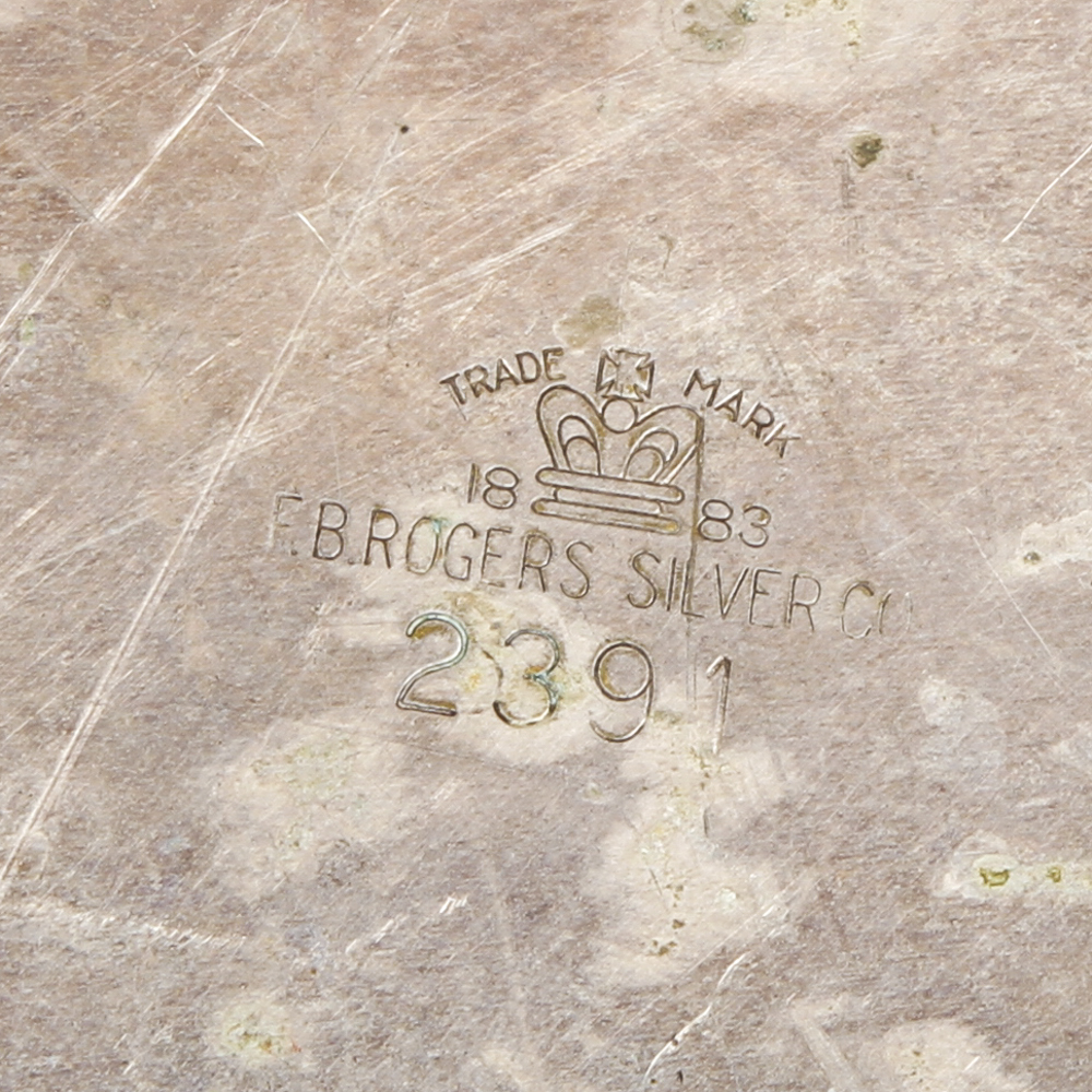 Collection of Silver Plate Trays and an 800 Egyptian Silver Tray