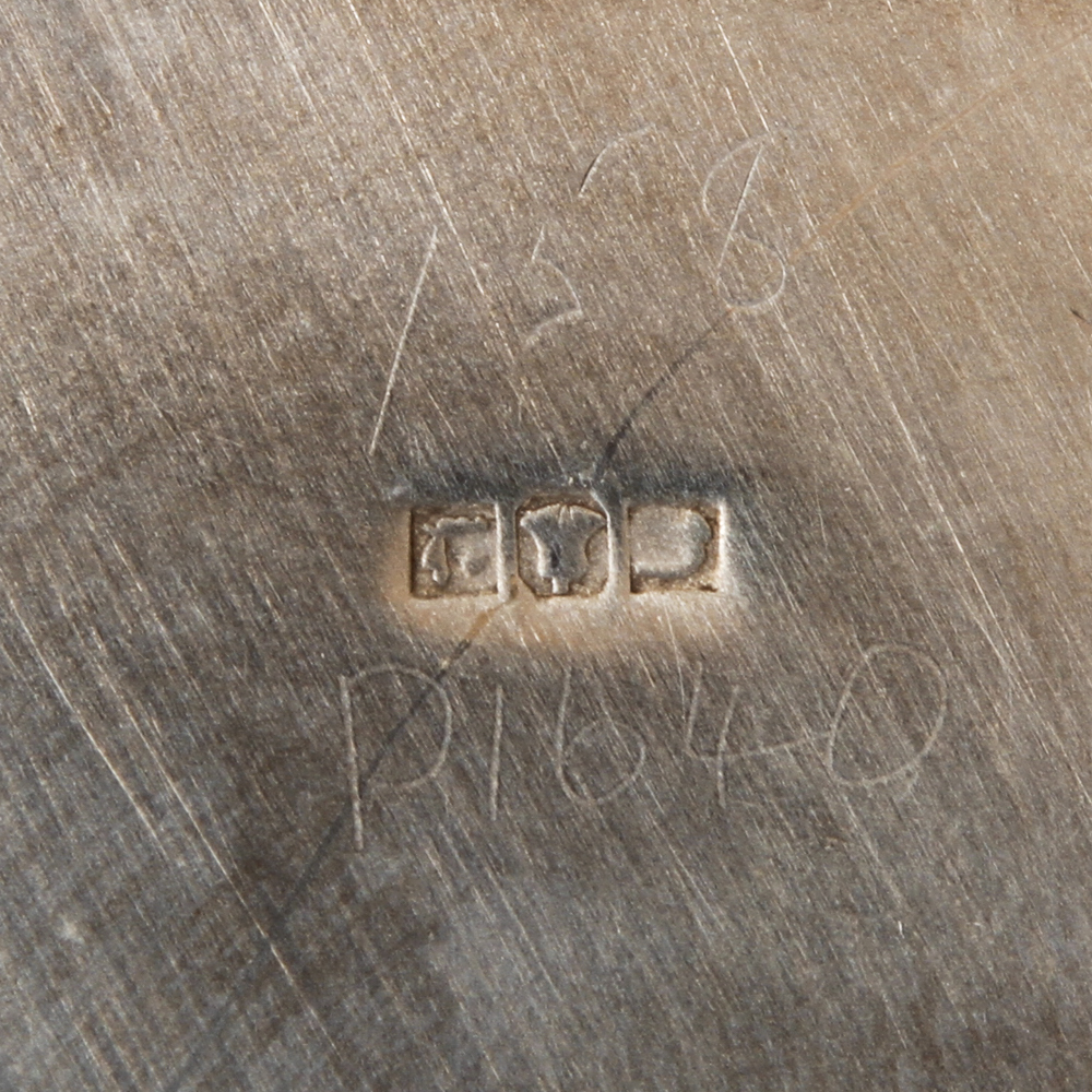 Collection of Silver Plate Trays and an 800 Egyptian Silver Tray