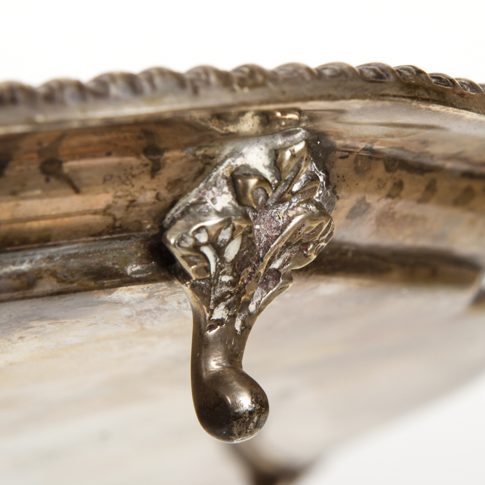 Collection of Silver Plate Trays and an 800 Egyptian Silver Tray