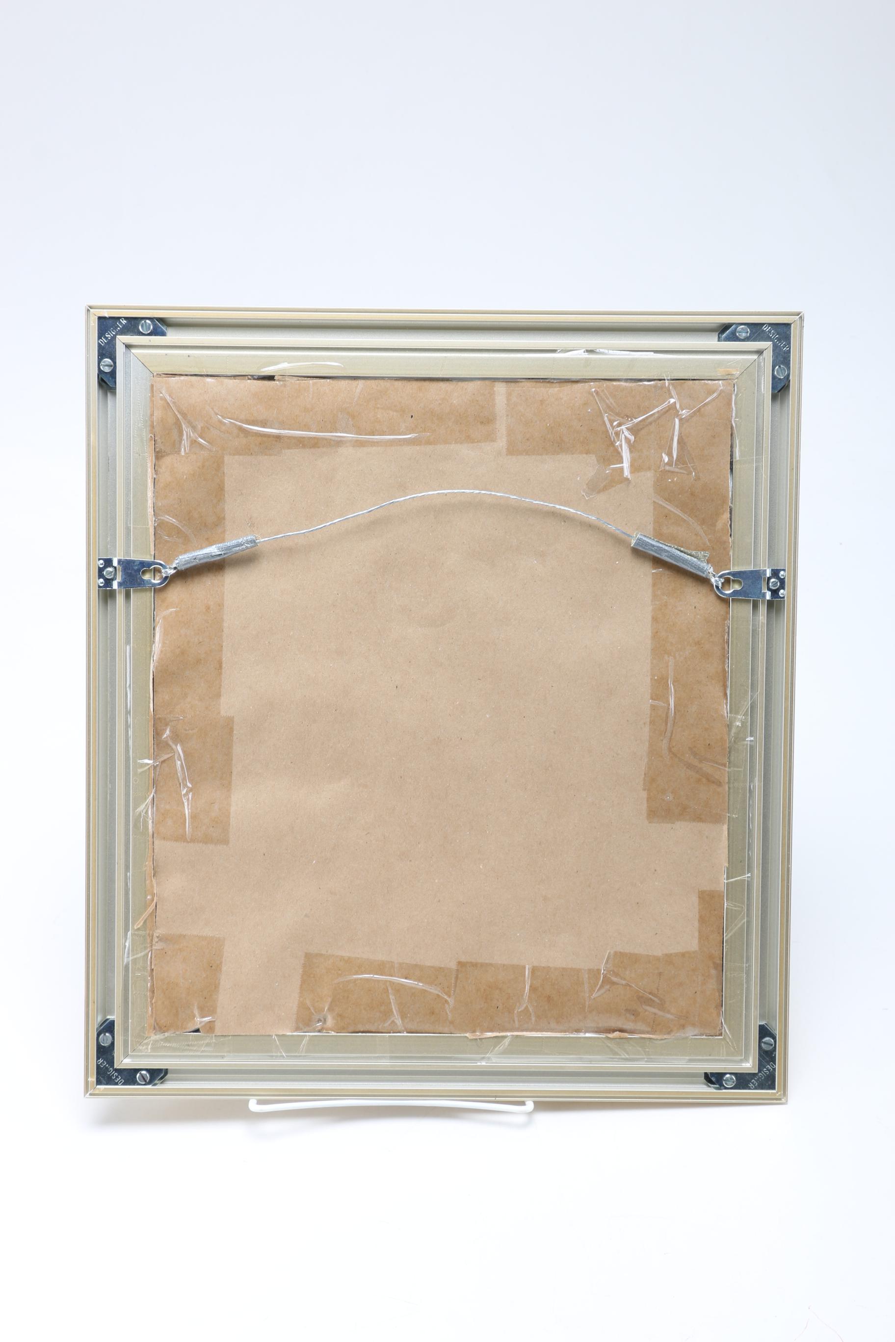 Framed Lithograph of Children's Fashions