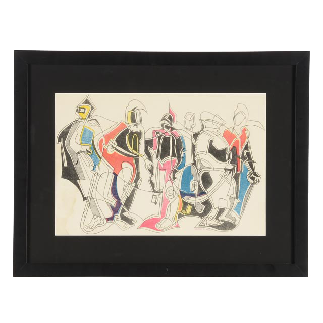 Wayman E. Brown Original Hand-Pulled Lithograph