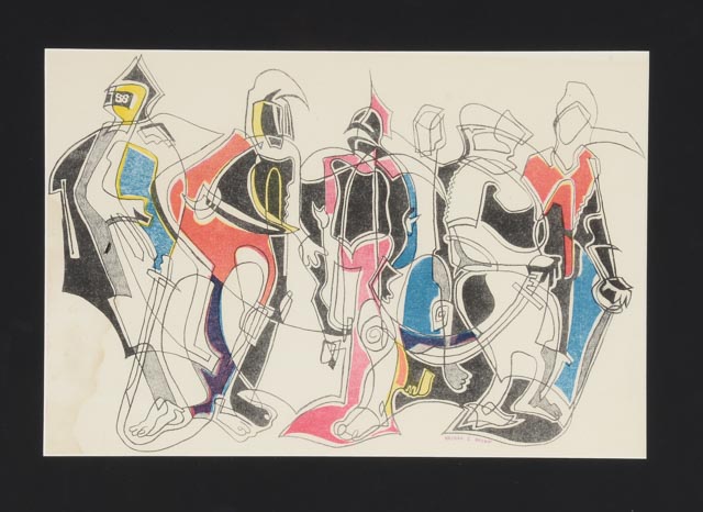 Wayman E. Brown Original Hand-Pulled Lithograph