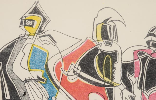 Wayman E. Brown Original Hand-Pulled Lithograph