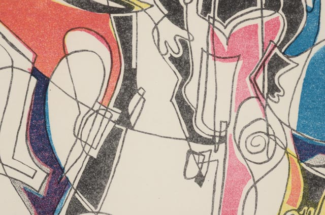 Wayman E. Brown Original Hand-Pulled Lithograph