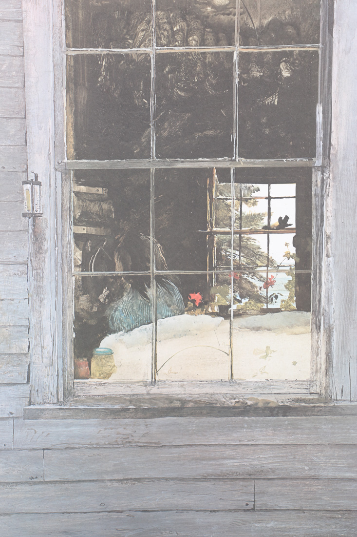 Offset Lithograph After Andrew Wyeth's "Geraniums"