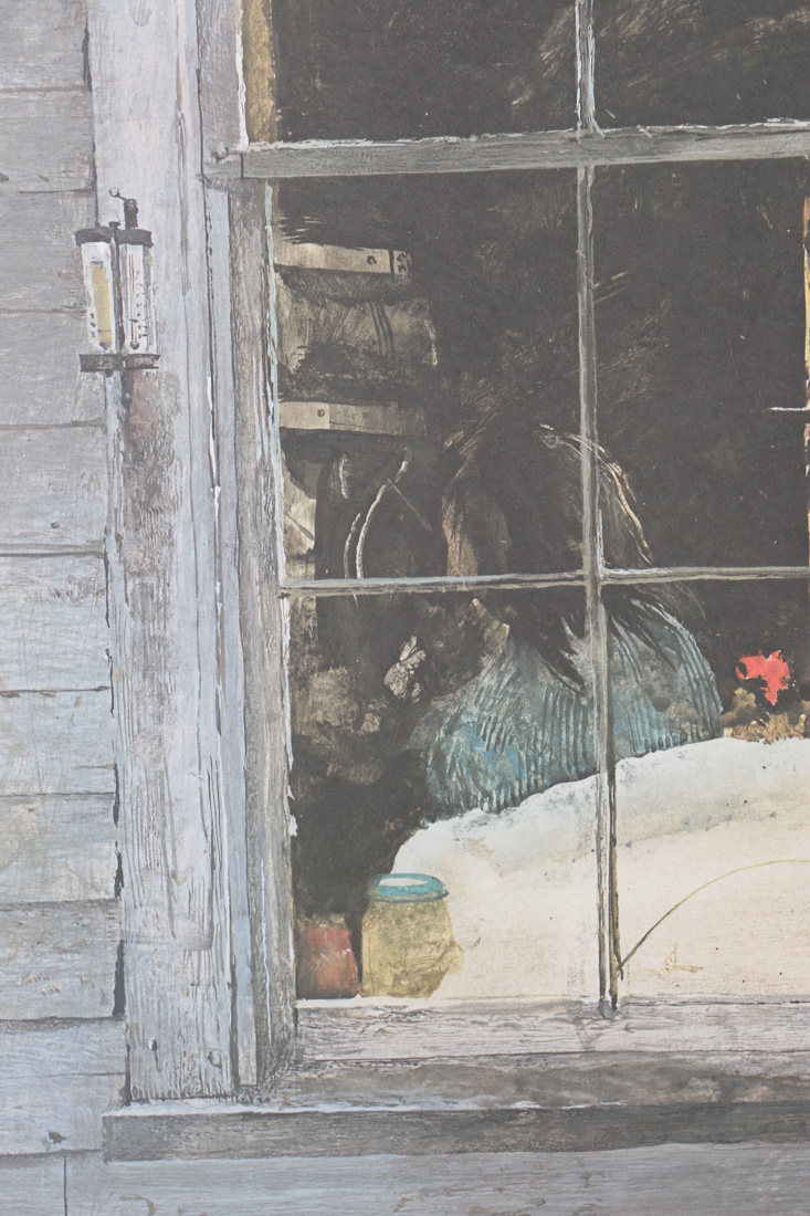 Offset Lithograph After Andrew Wyeth's "Geraniums"