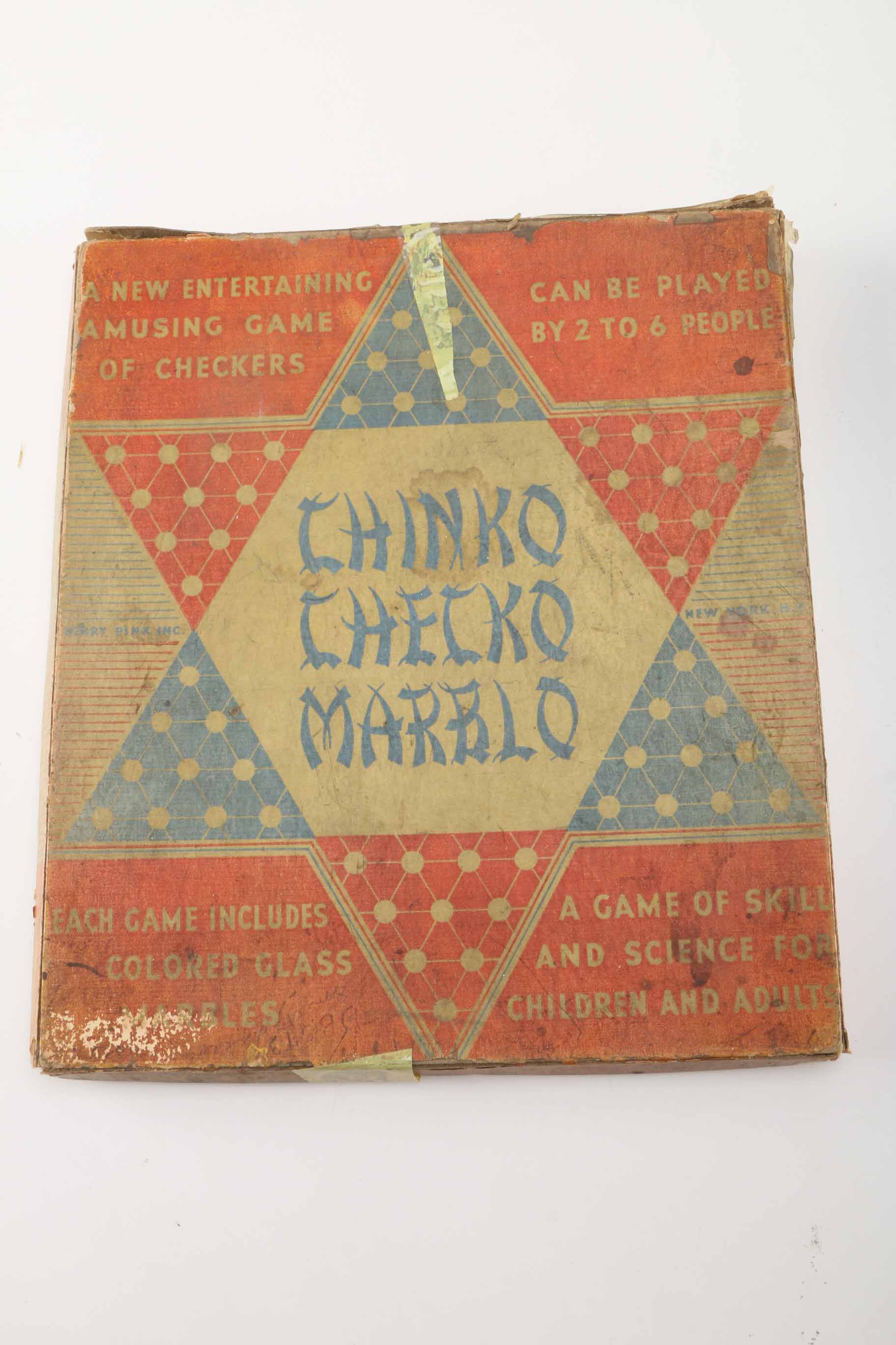 1930s Games Including Early Versions of Chinese Checkers