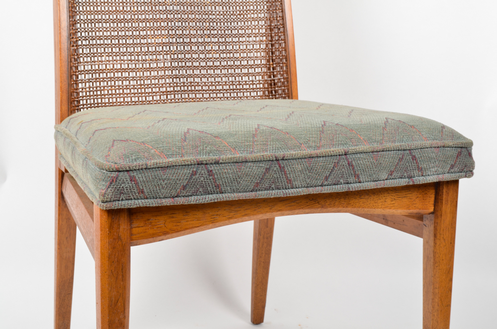 Mid Century Cane Back Dining Chairs