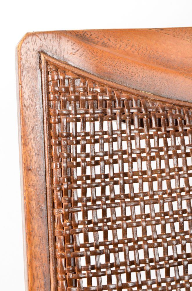 Mid Century Cane Back Dining Chairs