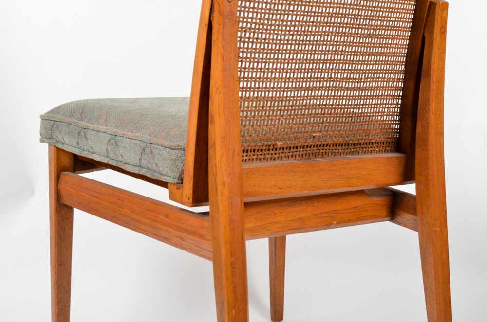 Mid Century Cane Back Dining Chairs