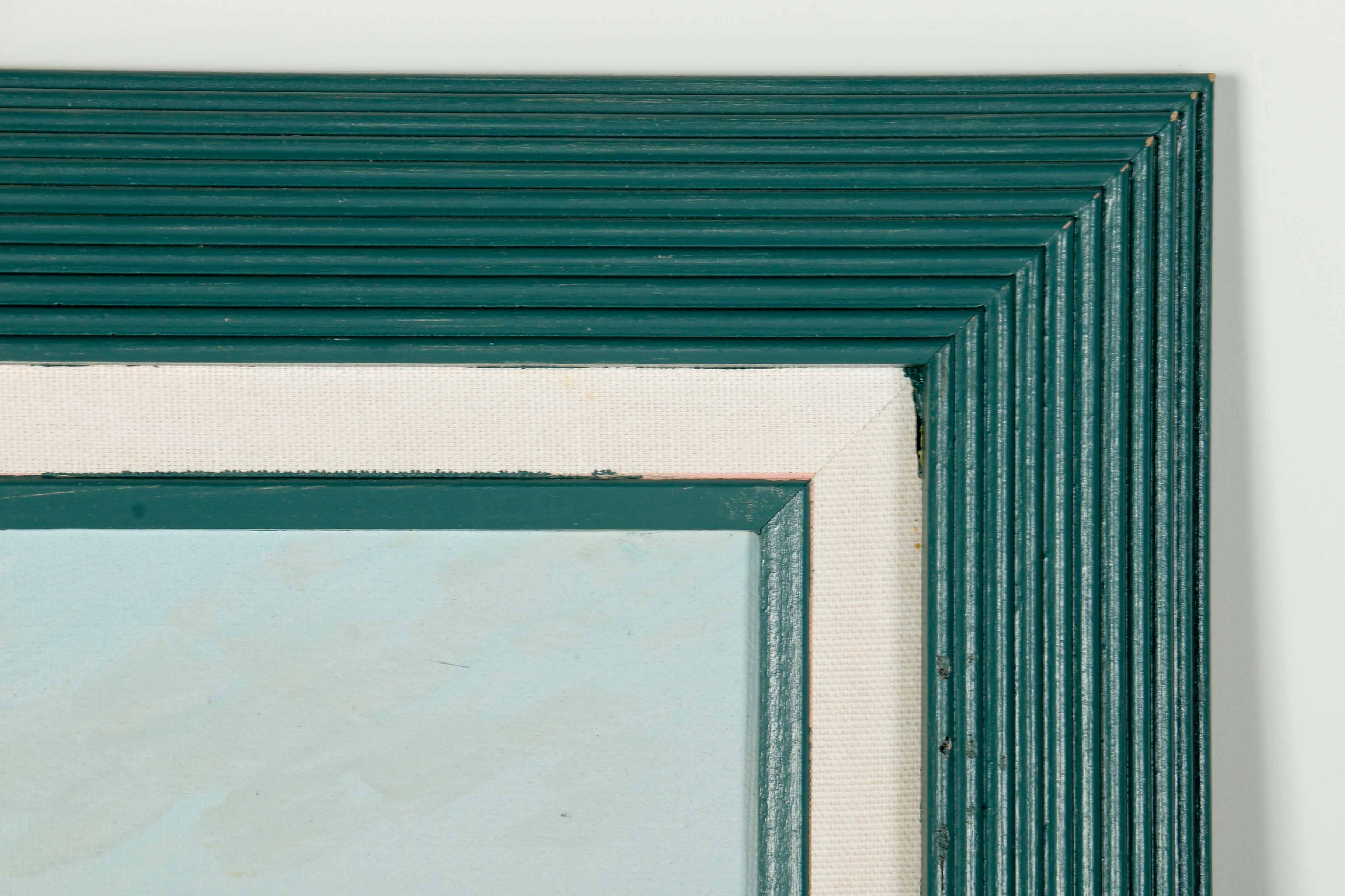 S. Thompson Oil Painting of Cranes