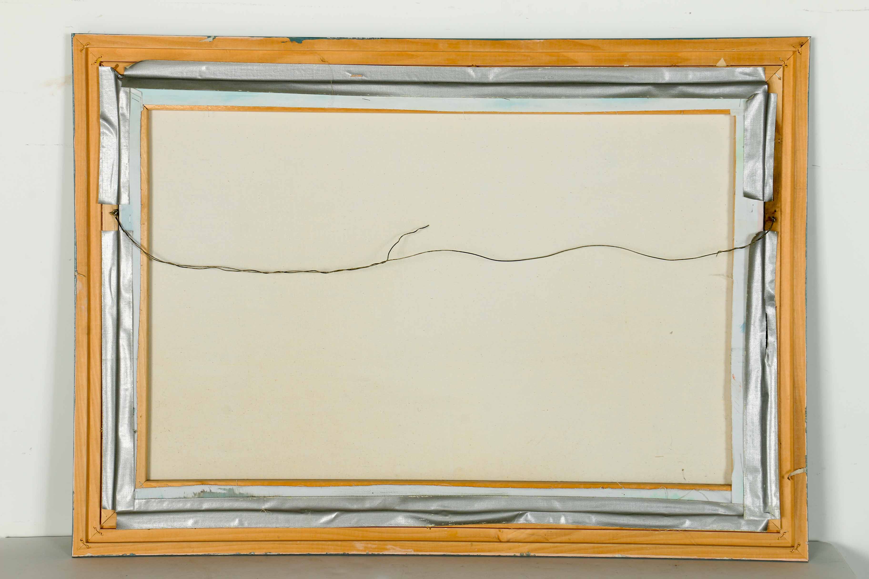 S. Thompson Oil Painting of Cranes