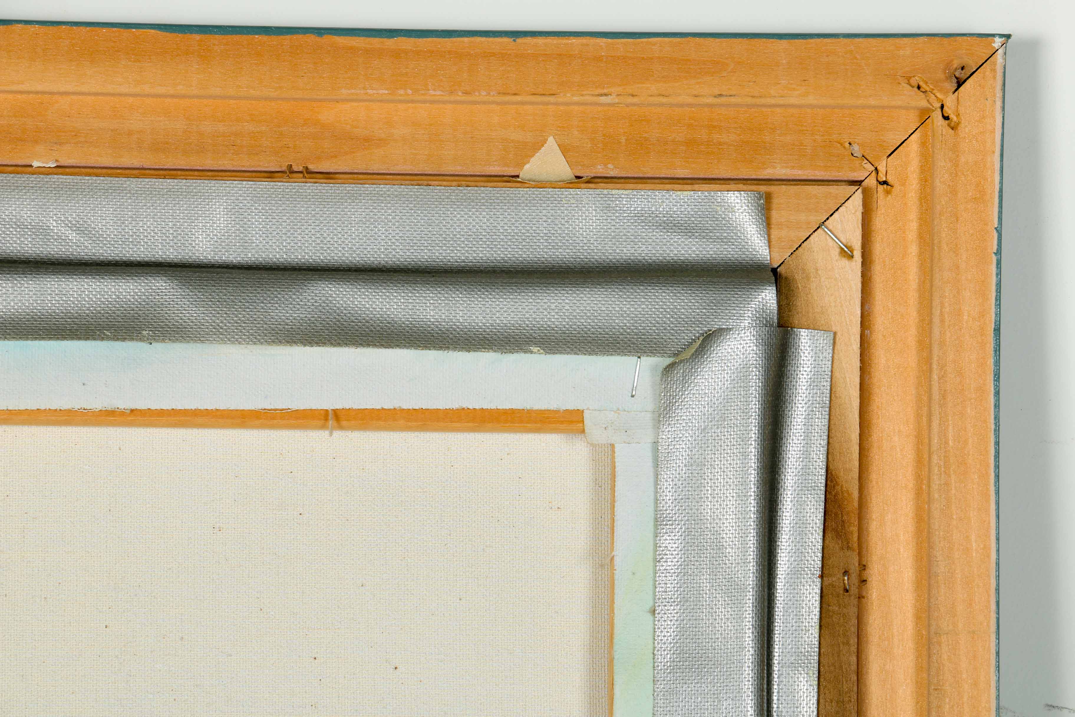 S. Thompson Oil Painting of Cranes