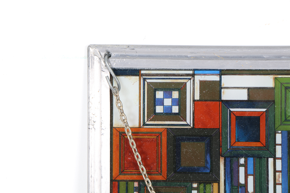 Frank Lloyd Wright Reproduction Glass Panel