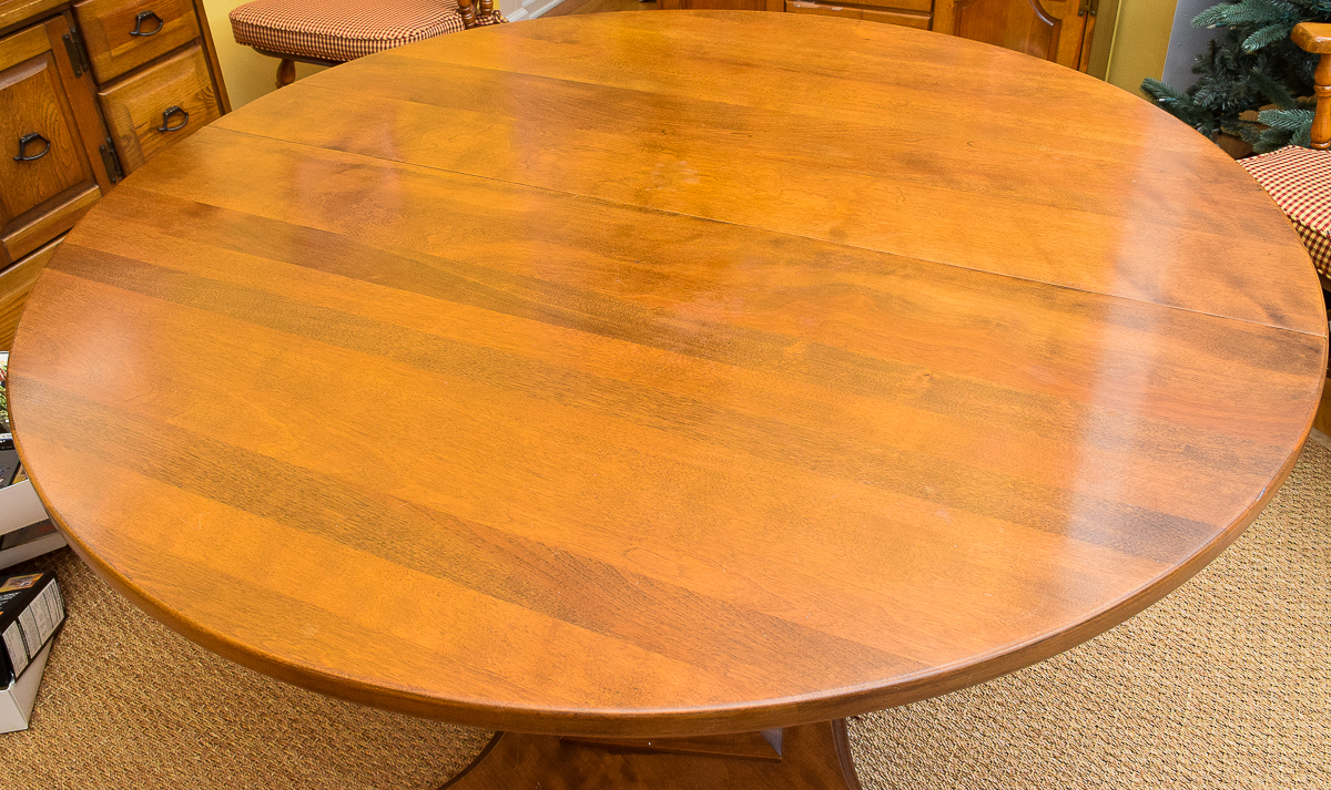 Oak Captains Chairs and Table