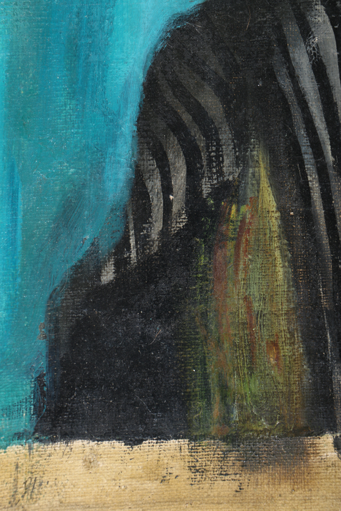 Albert Pels Oil Painting on Unstretched Canvas Portrait of a Woman