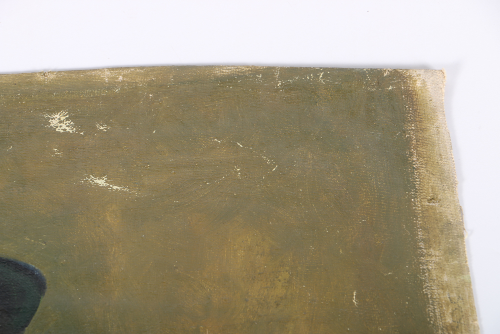 Albert Pels Oil Painting on Unstretched Canvas Portrait of a Woman