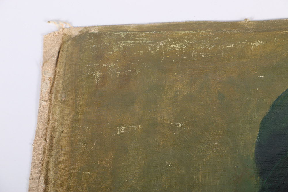 Albert Pels Oil Painting on Unstretched Canvas Portrait of a Woman