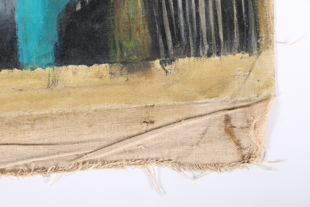 Albert Pels Oil Painting on Unstretched Canvas Portrait of a Woman