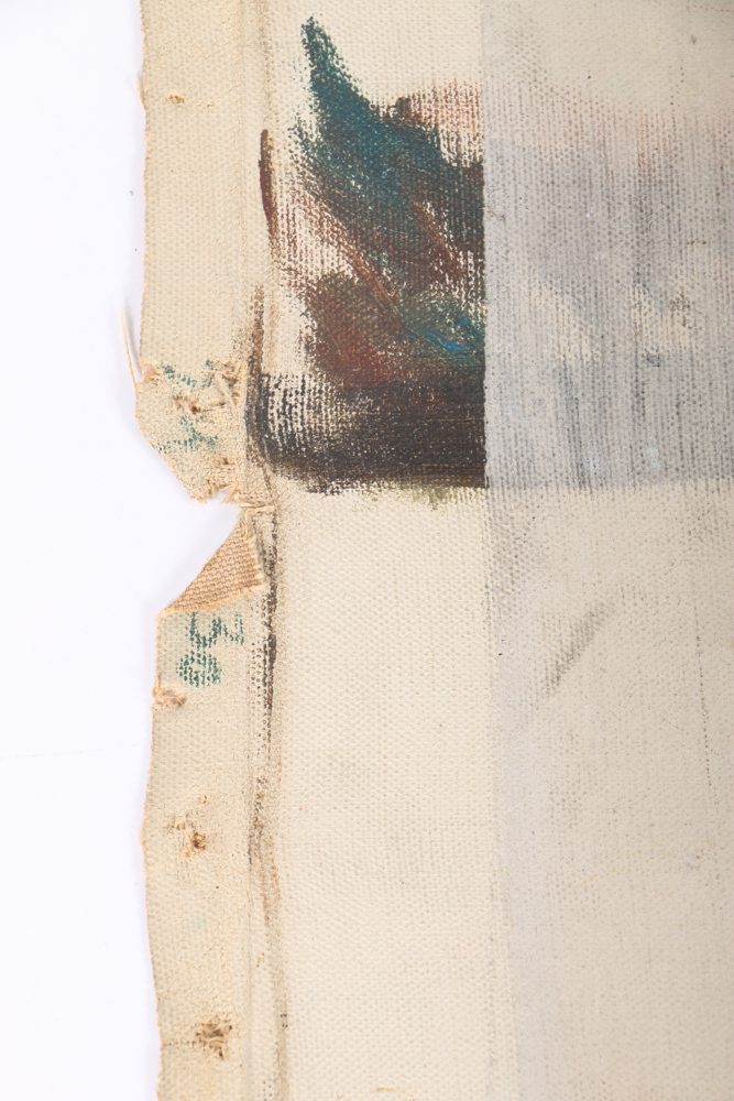 Albert Pels Oil Painting on Unstretched Canvas Ohio Landscape