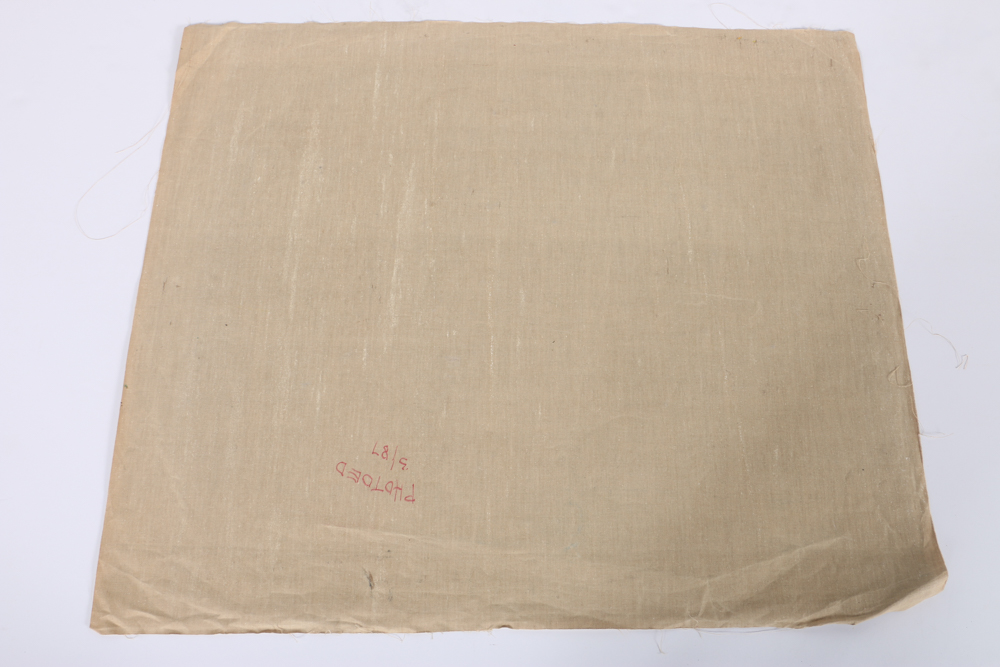 Albert Pels Oil Painting on Unstretched Canvas "Violence in the Streets"