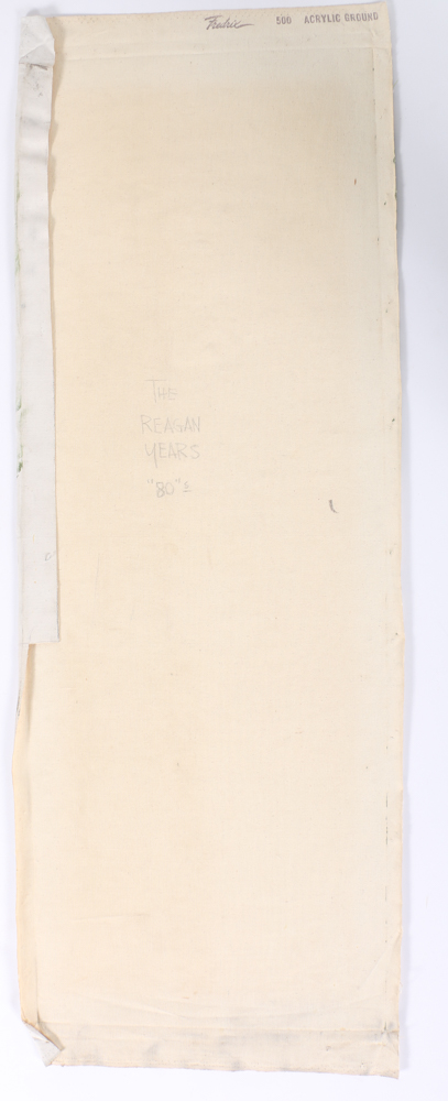 Albert Pels Oil Painting on Unstretched Canvas "The Mad King"