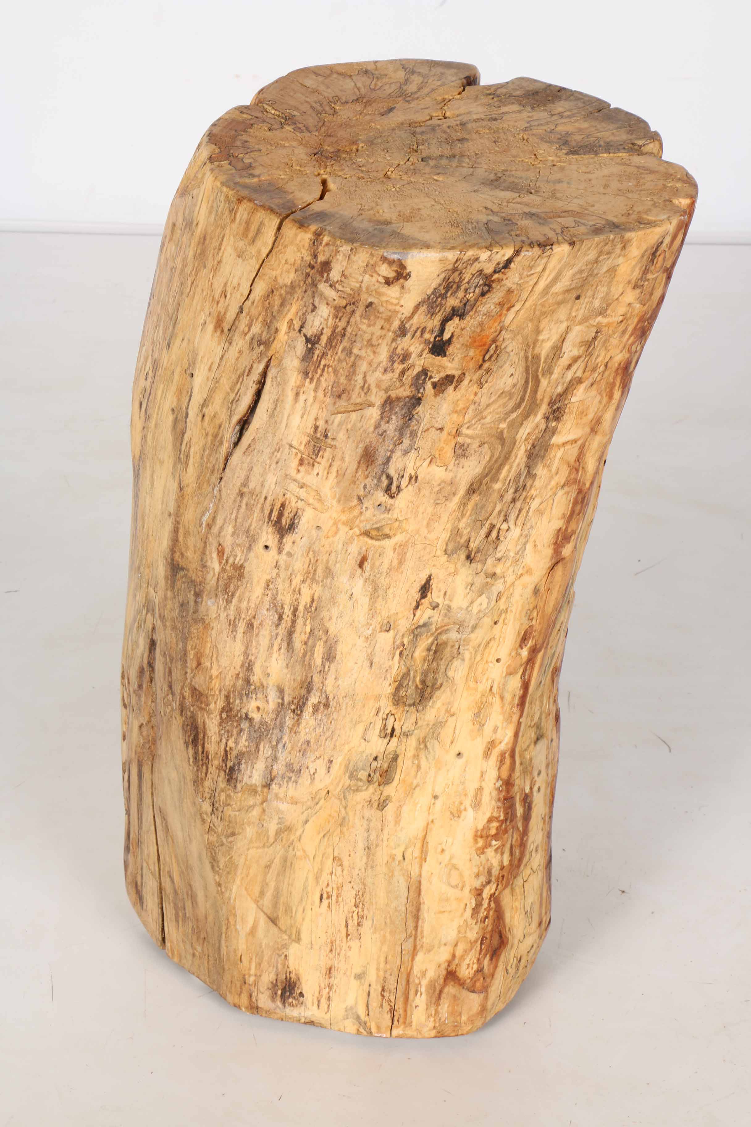 Natural Carved Wooden Base Sculpture