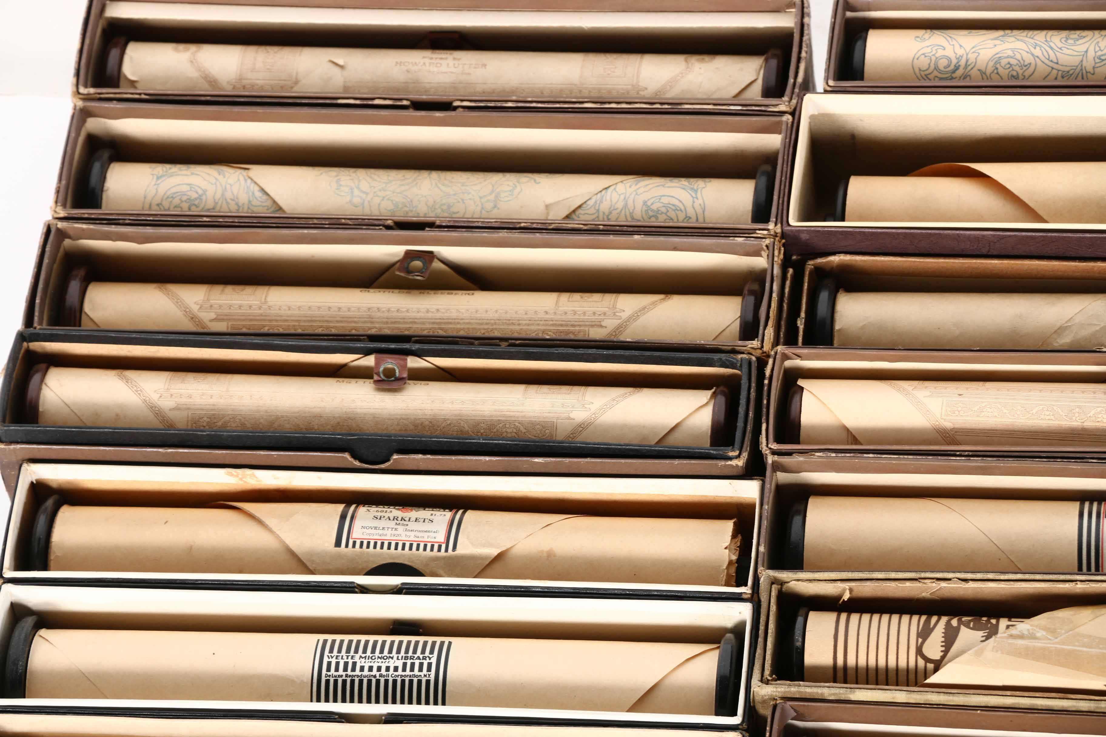 DeLuxe Player Piano Rolls