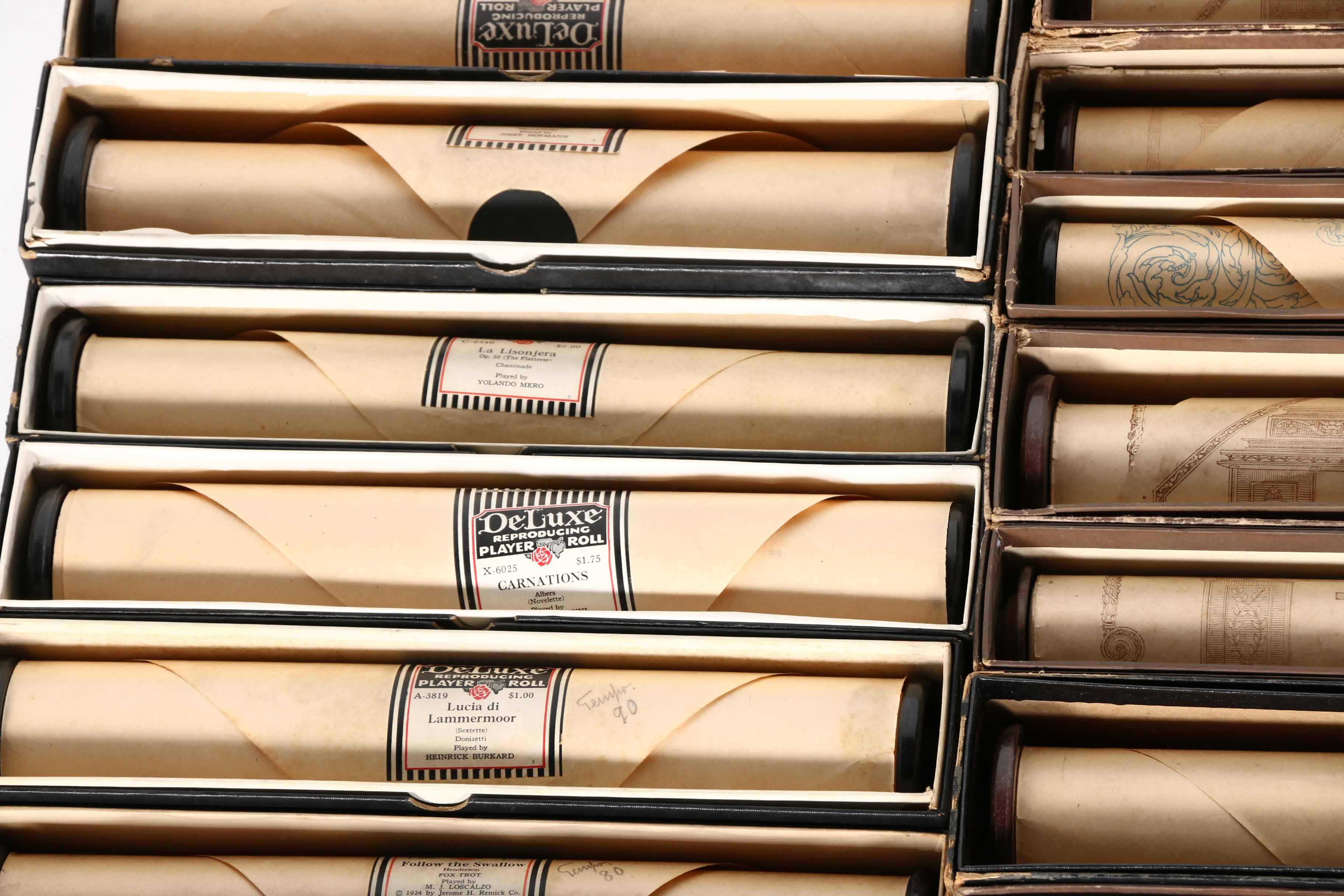 DeLuxe Player Piano Rolls