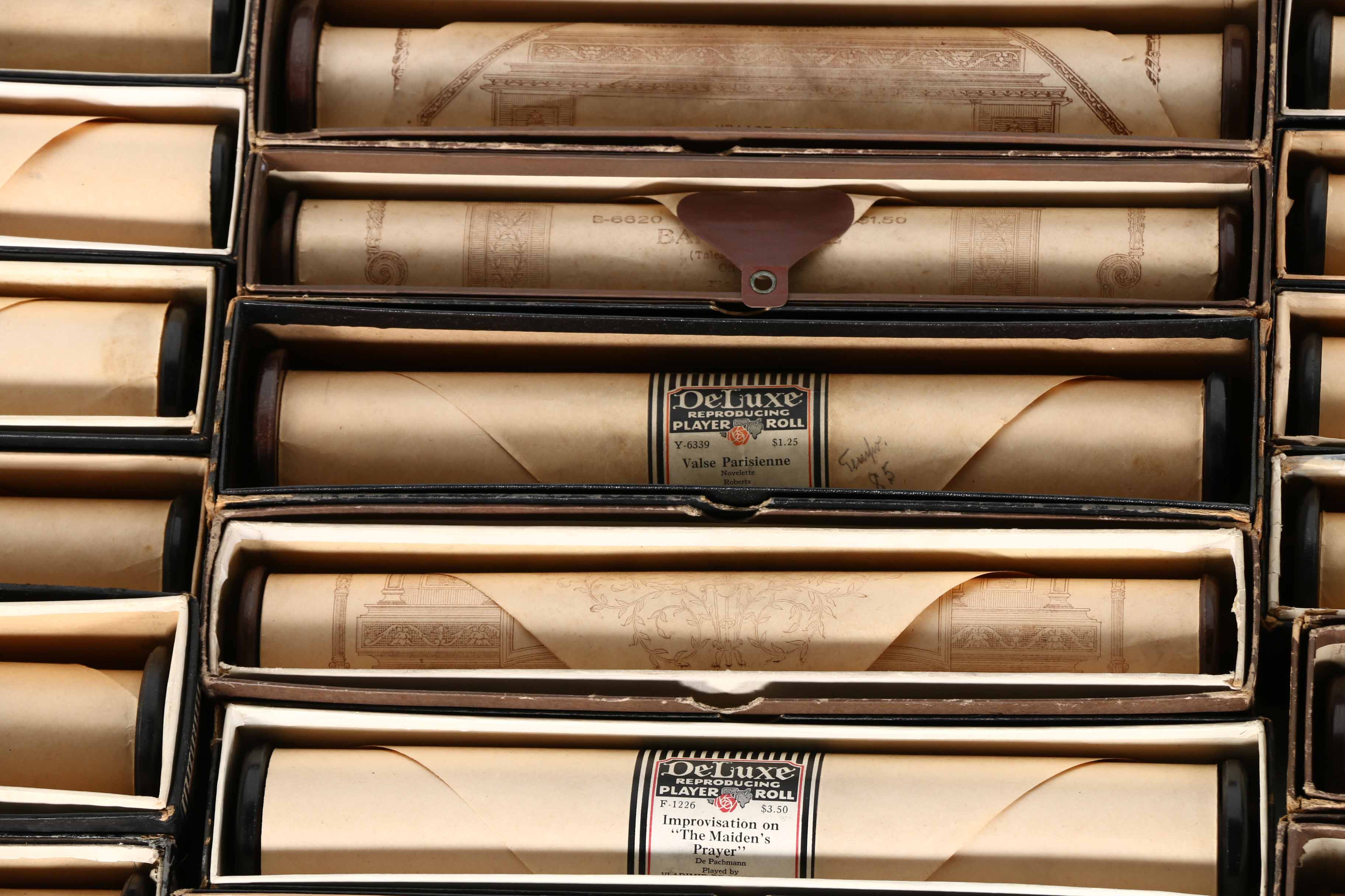 DeLuxe Player Piano Rolls