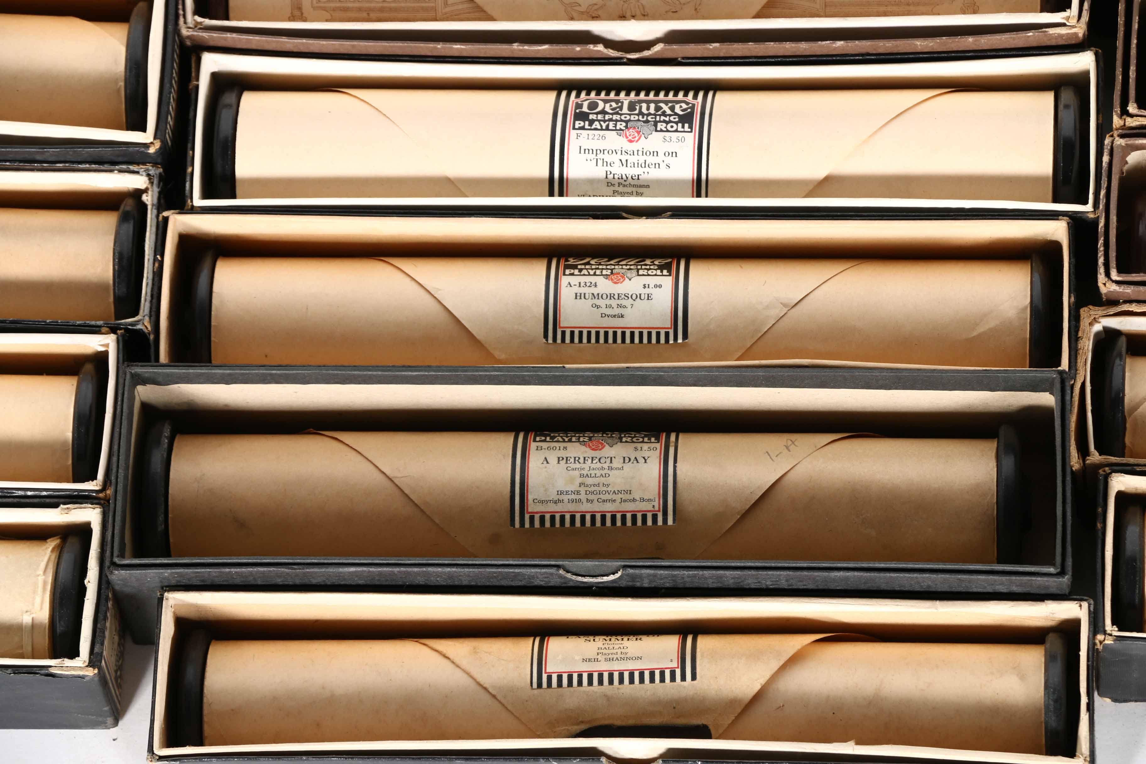 DeLuxe Player Piano Rolls
