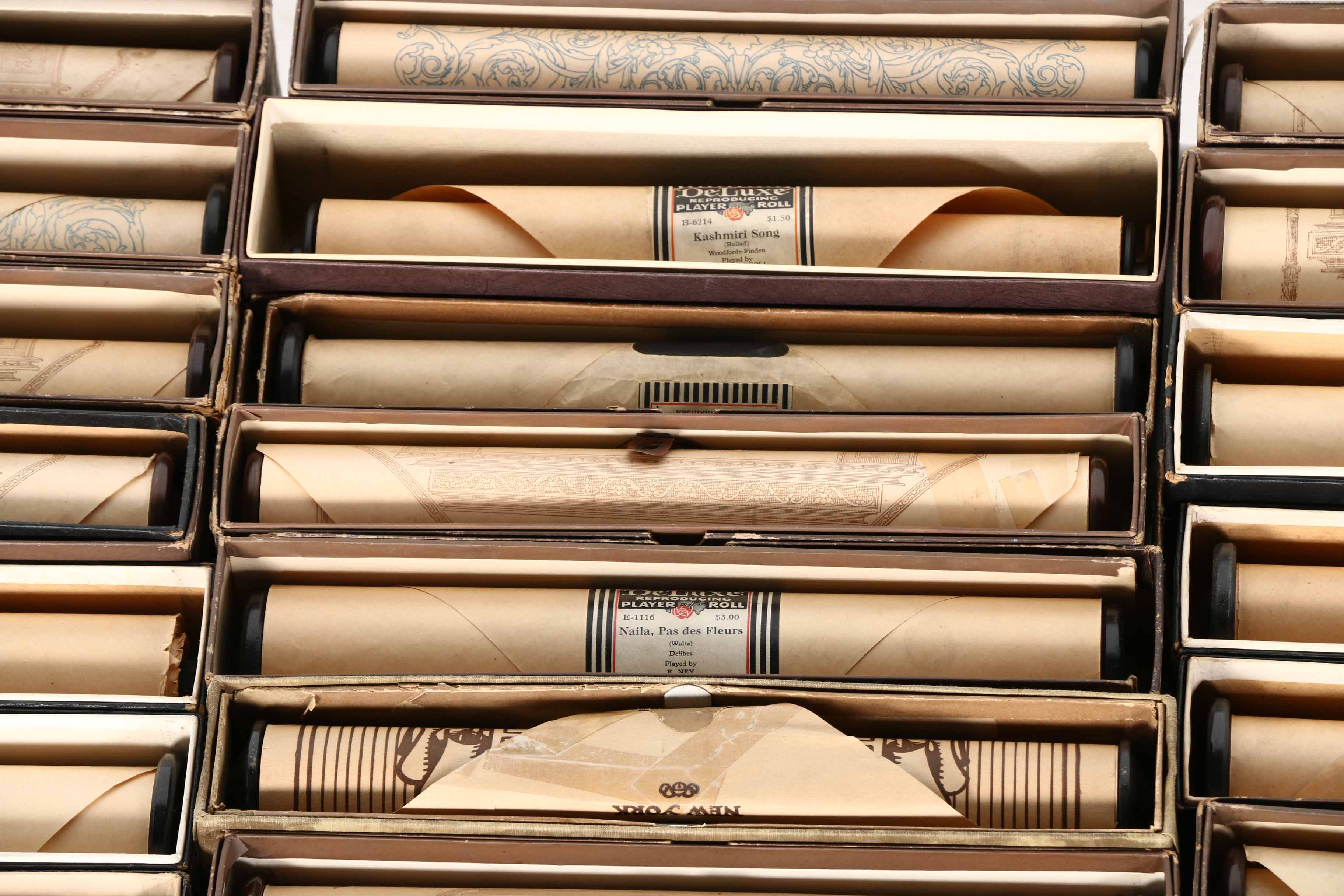 DeLuxe Player Piano Rolls