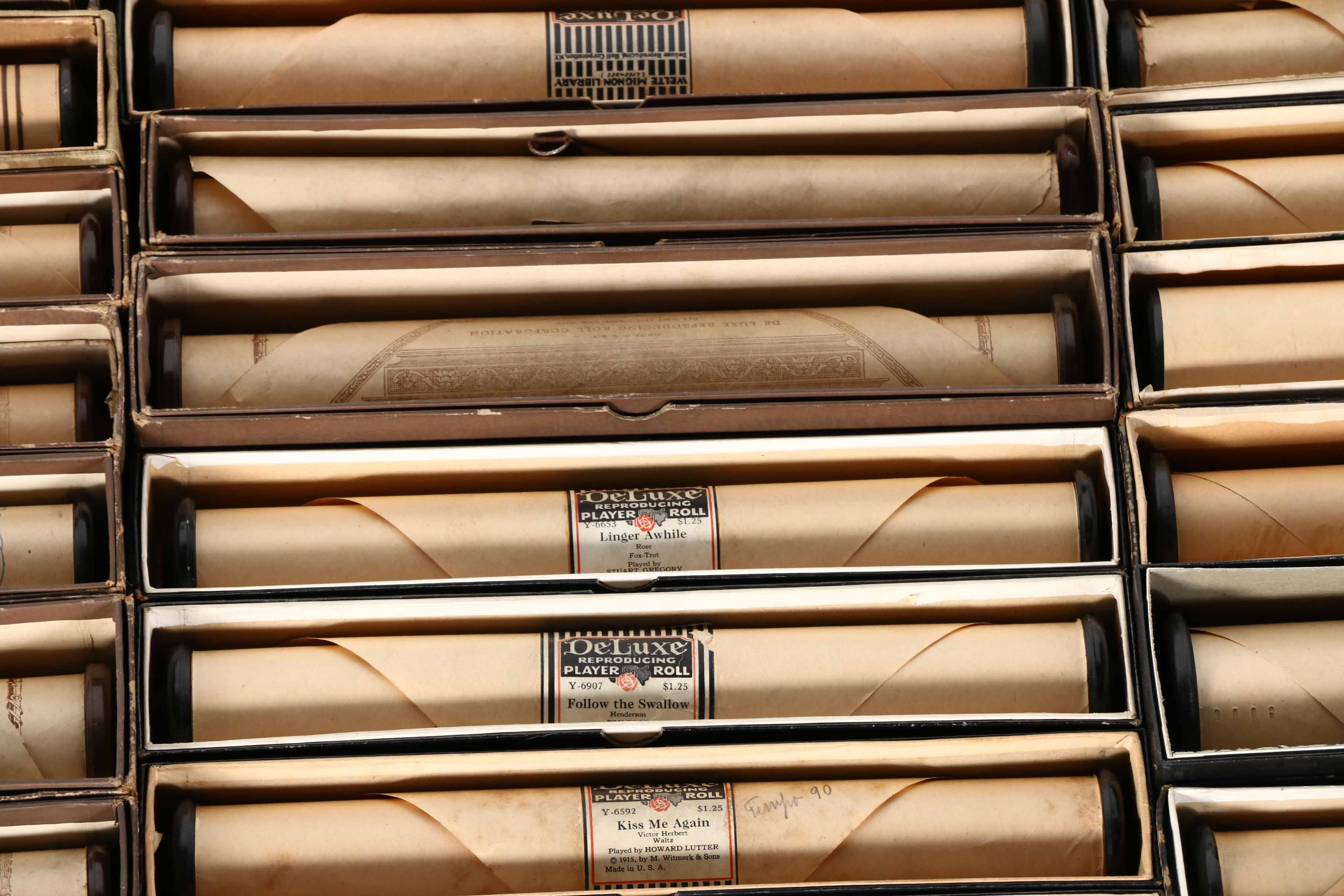 DeLuxe Player Piano Rolls